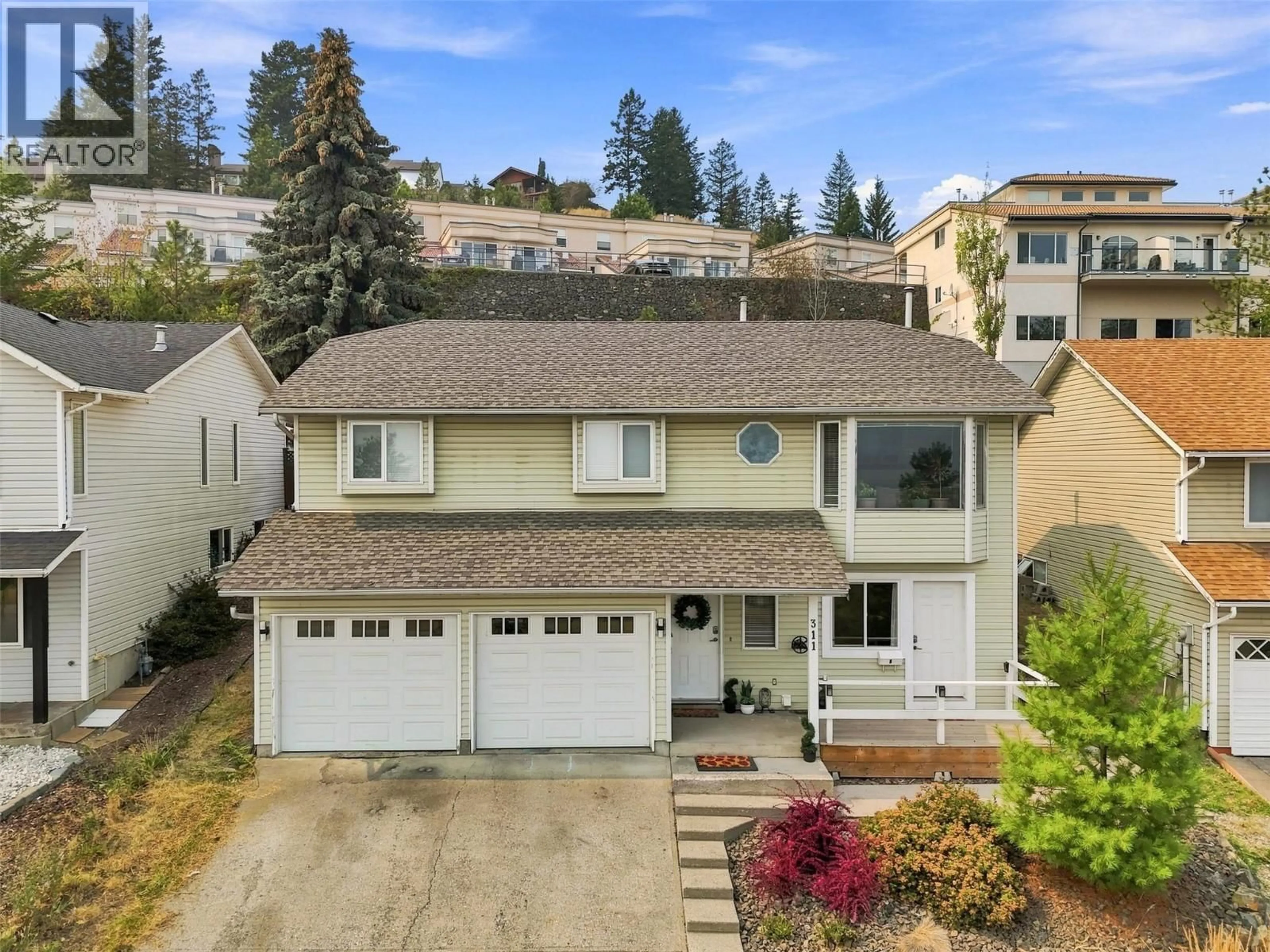 A pic from outside/outdoor area/front of a property/back of a property/a pic from drone, unknown for 311 GLENEAGLES DRIVE, Kamloops British Columbia V2E1Z5