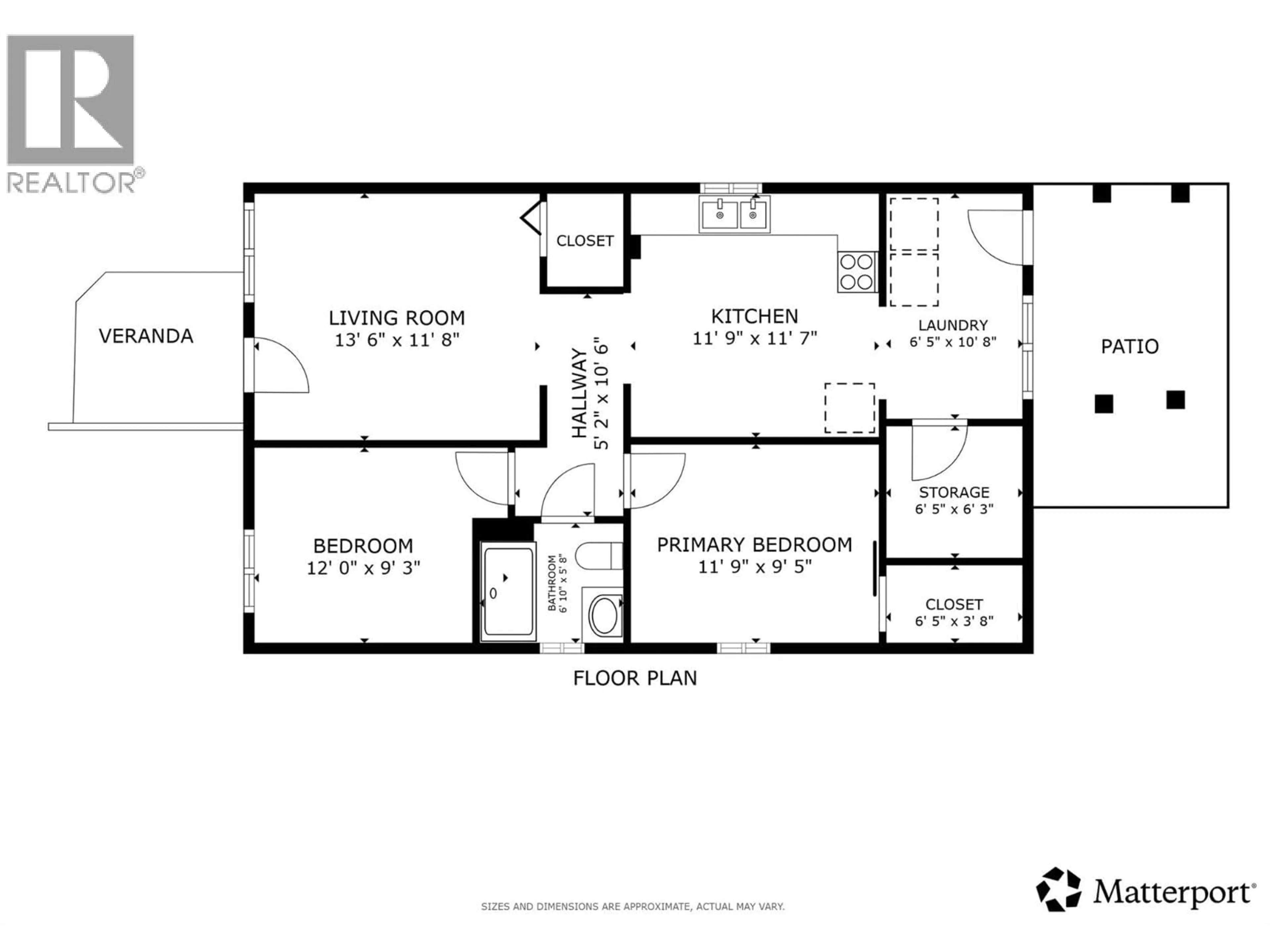 Floor plan for 974 CRESTON AVENUE, Penticton British Columbia V2A1P9