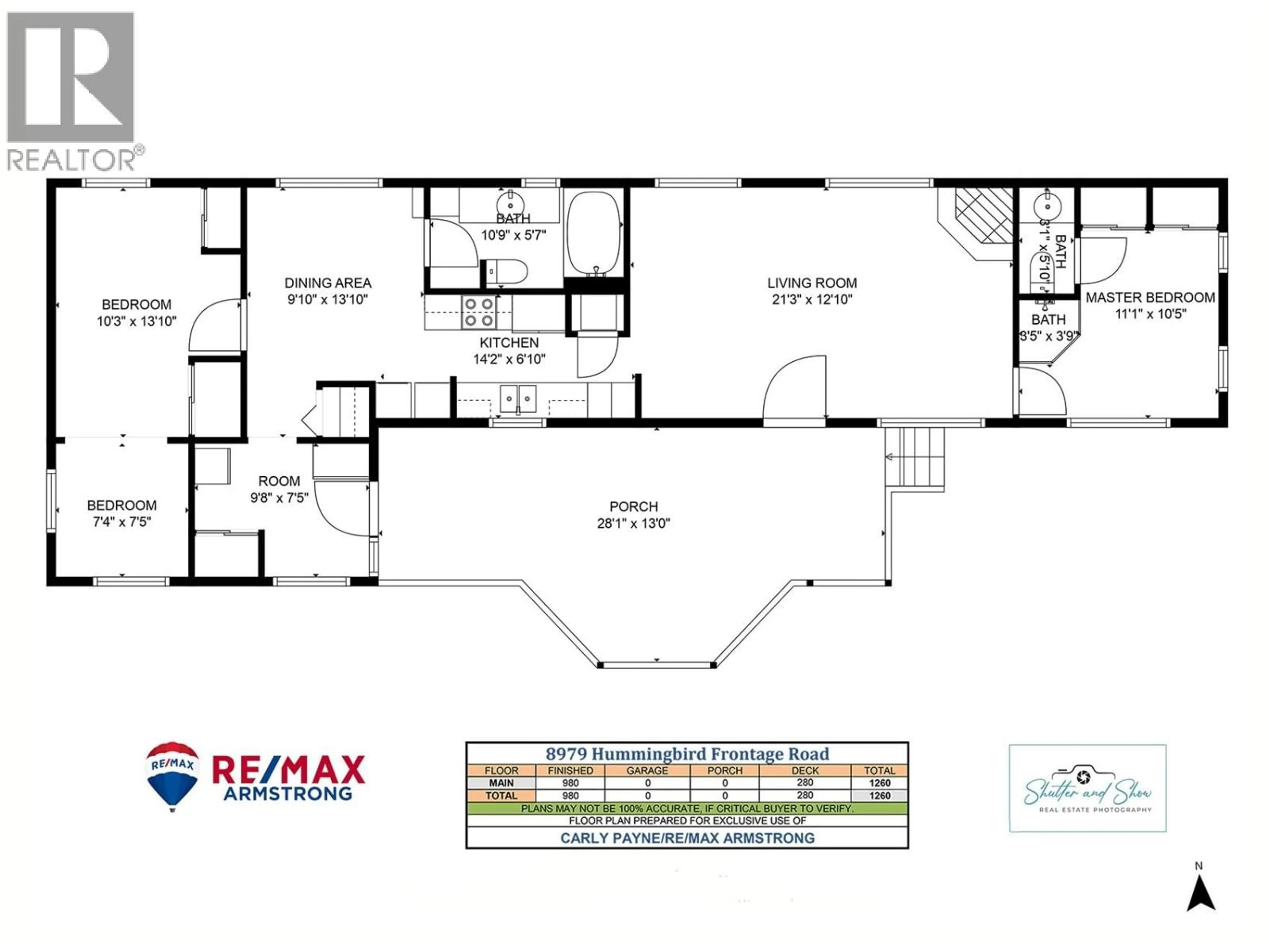 Floor plan for 8979 HUMMINGBIRD FRONTAGE ROAD, Swansea Point British Columbia V0E2K2