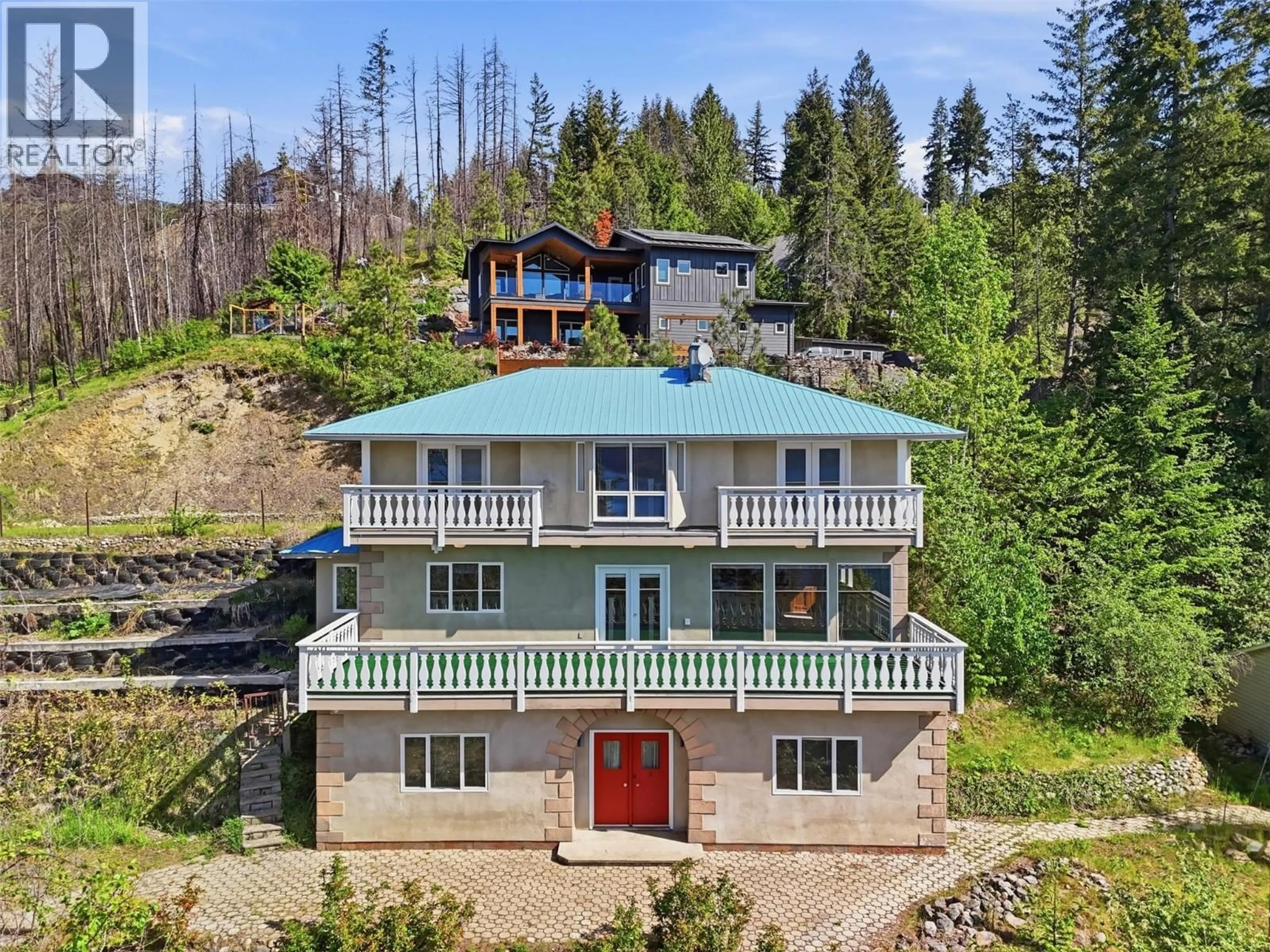 A pic from outside/outdoor area/front of a property/back of a property/a pic from drone, unknown for 5245 CHASEY ROAD, Celista British Columbia V0E1M6