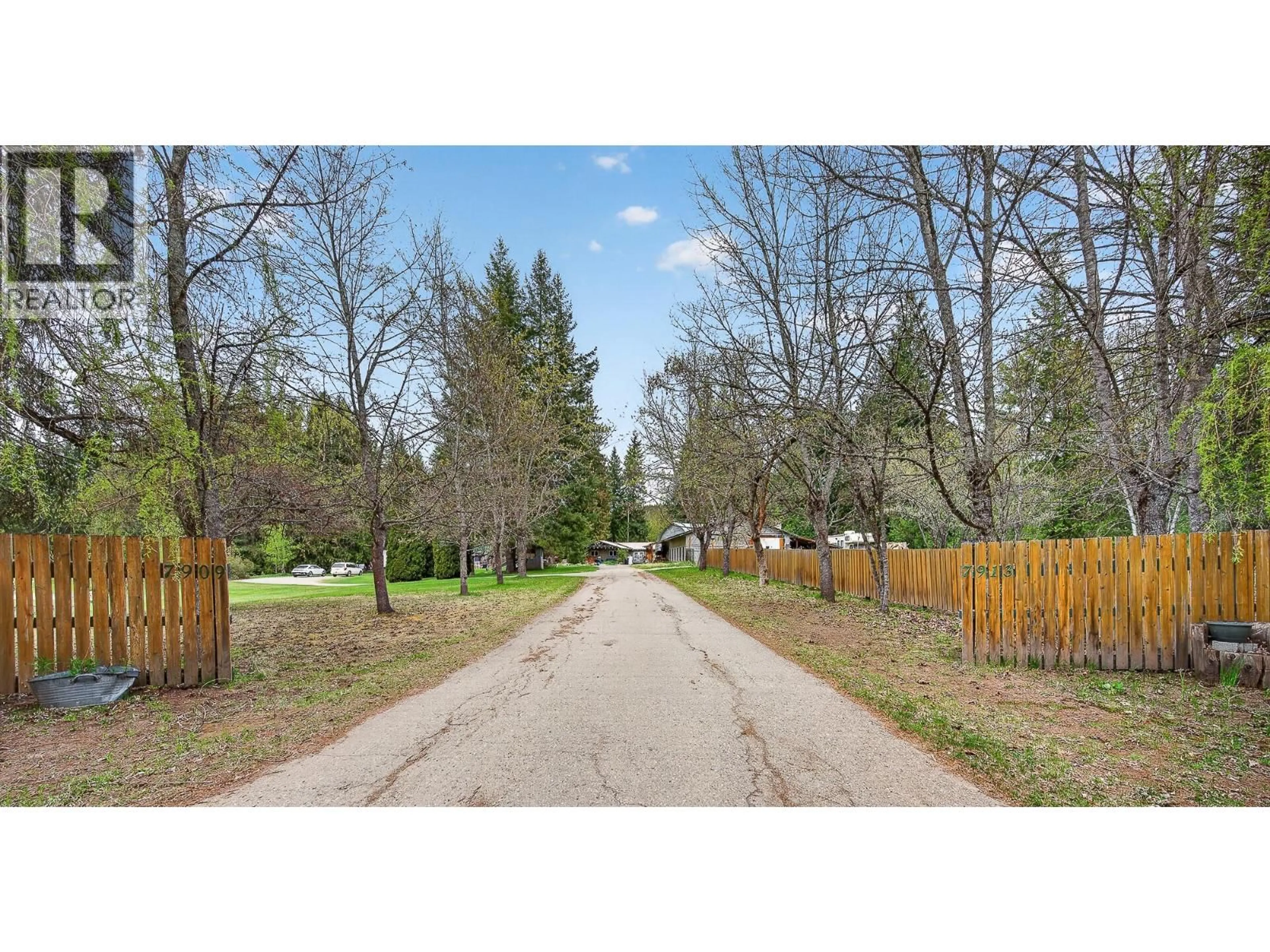 A pic from outside/outdoor area/front of a property/back of a property/a pic from drone, forest/trees view for 7909/7913 HUDSON ROAD, Salmon Arm British Columbia V1E2P9