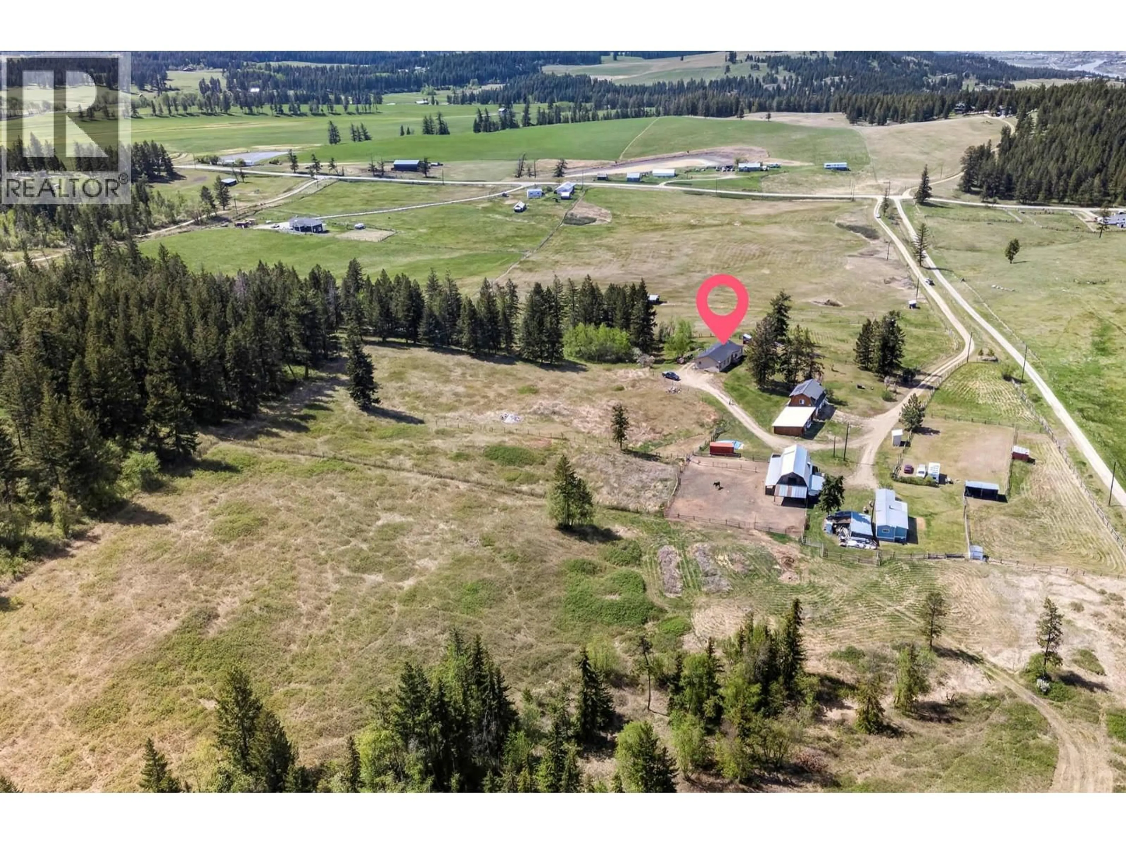 A pic from outside/outdoor area/front of a property/back of a property/a pic from drone, mountain view for 2994 DUCK RANGE ROAD, Pritchard British Columbia V0E2P0