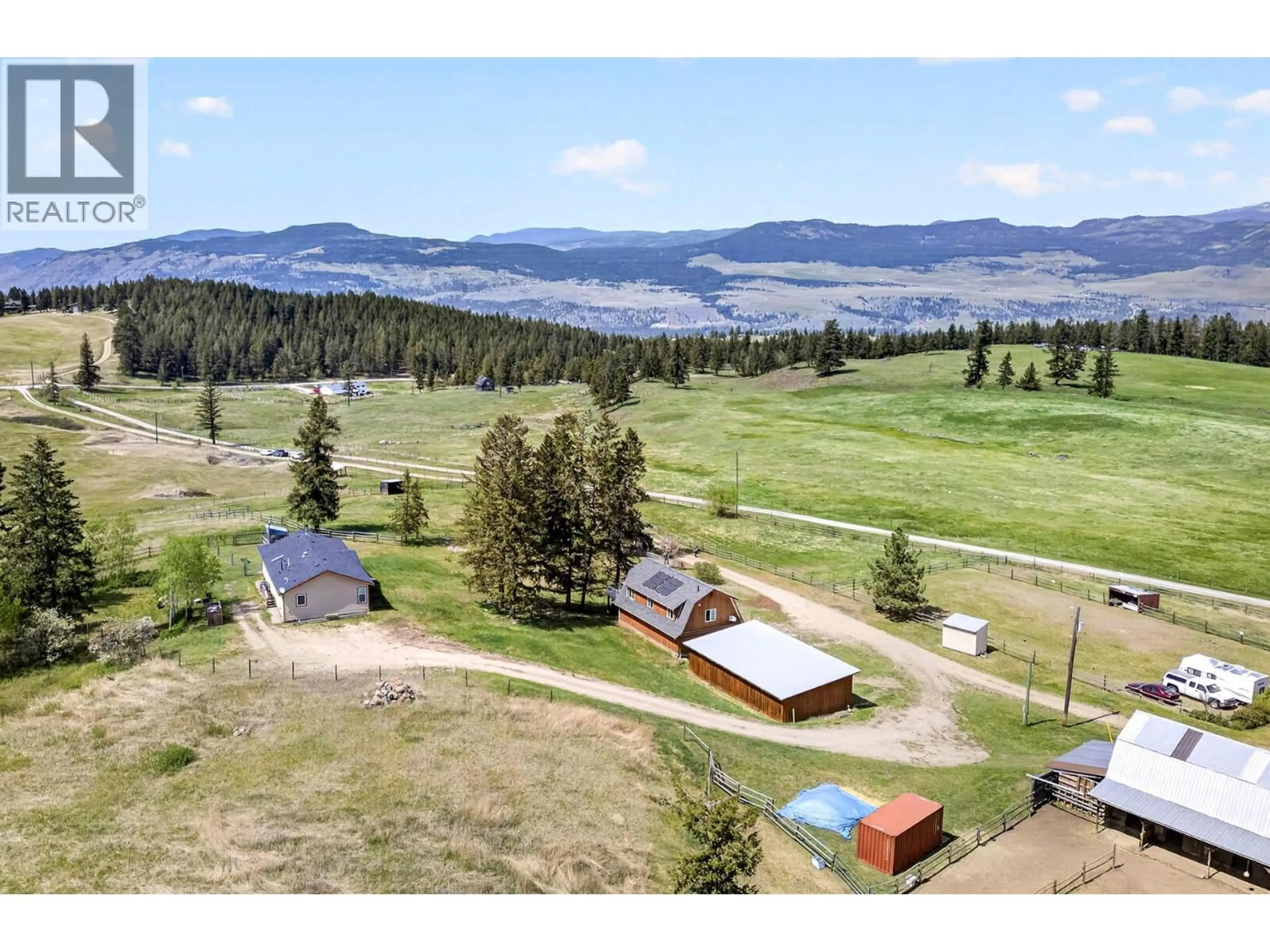 A pic from outside/outdoor area/front of a property/back of a property/a pic from drone, mountain view for 2994 DUCK RANGE ROAD, Pritchard British Columbia V0E2P0