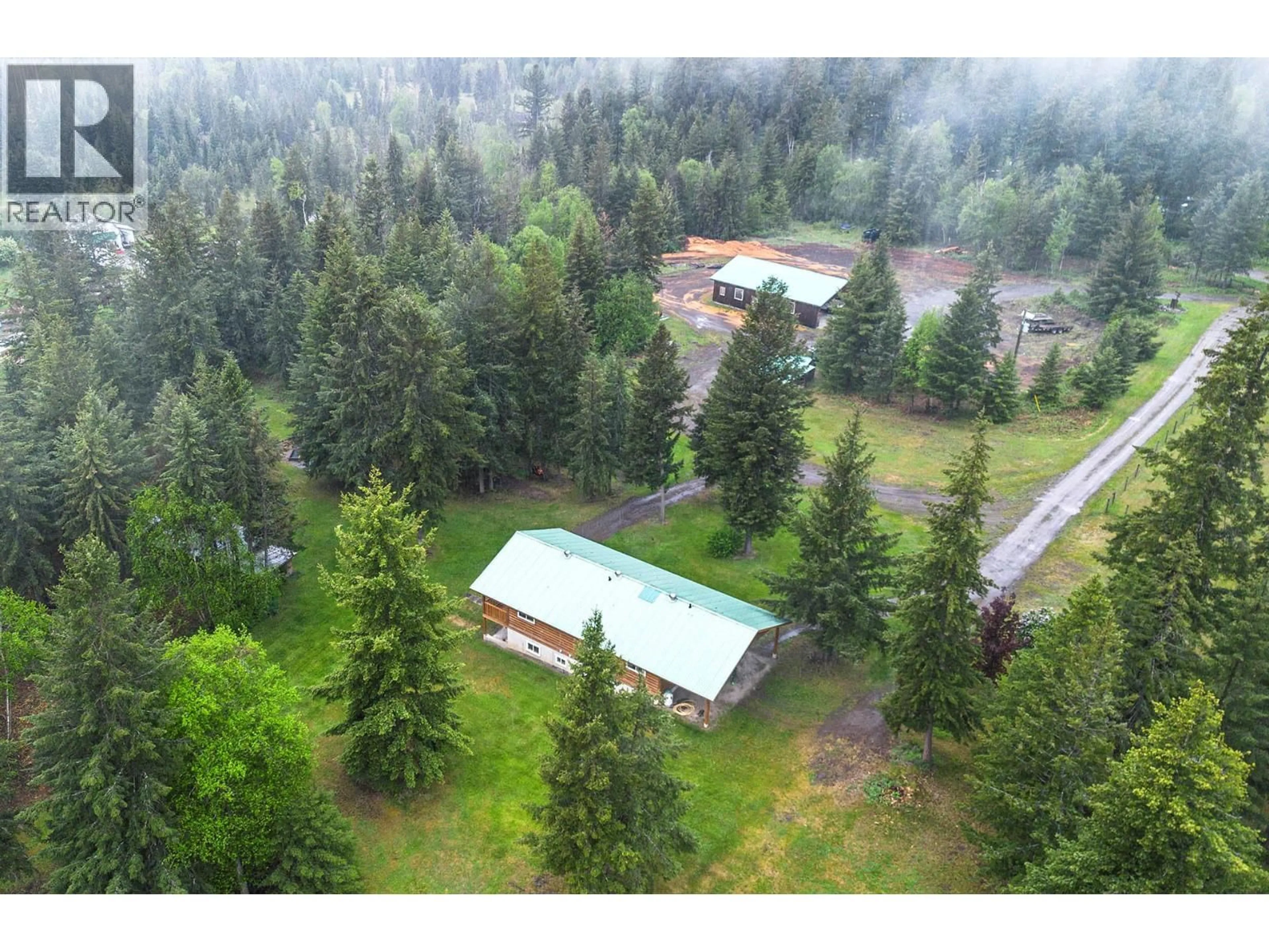 A pic from outside/outdoor area/front of a property/back of a property/a pic from drone, mountain view for 2496 PYE ROAD, Clearwater British Columbia V0E3A0