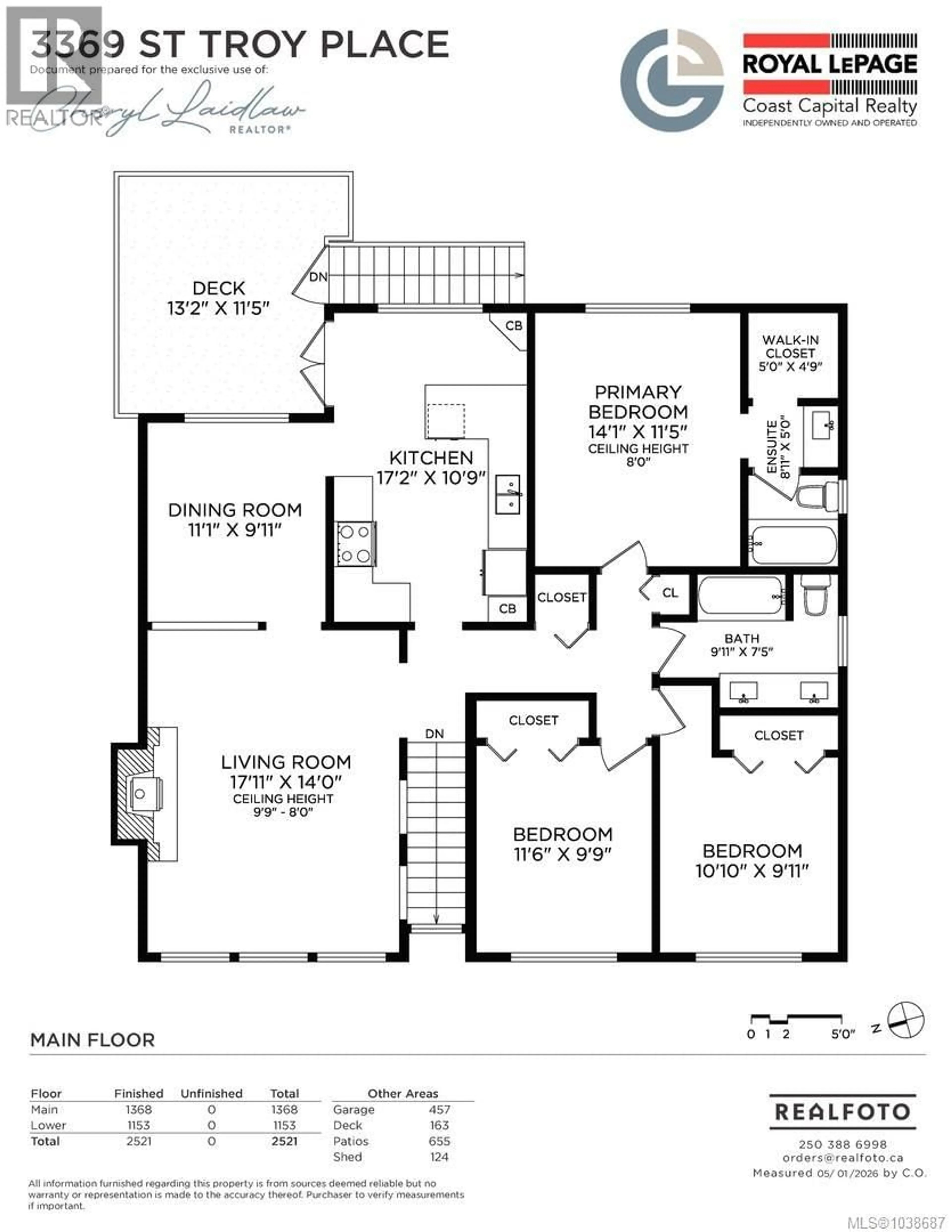 Floor plan for 3369 ST. TROY PLACE, Colwood British Columbia V9C3J3