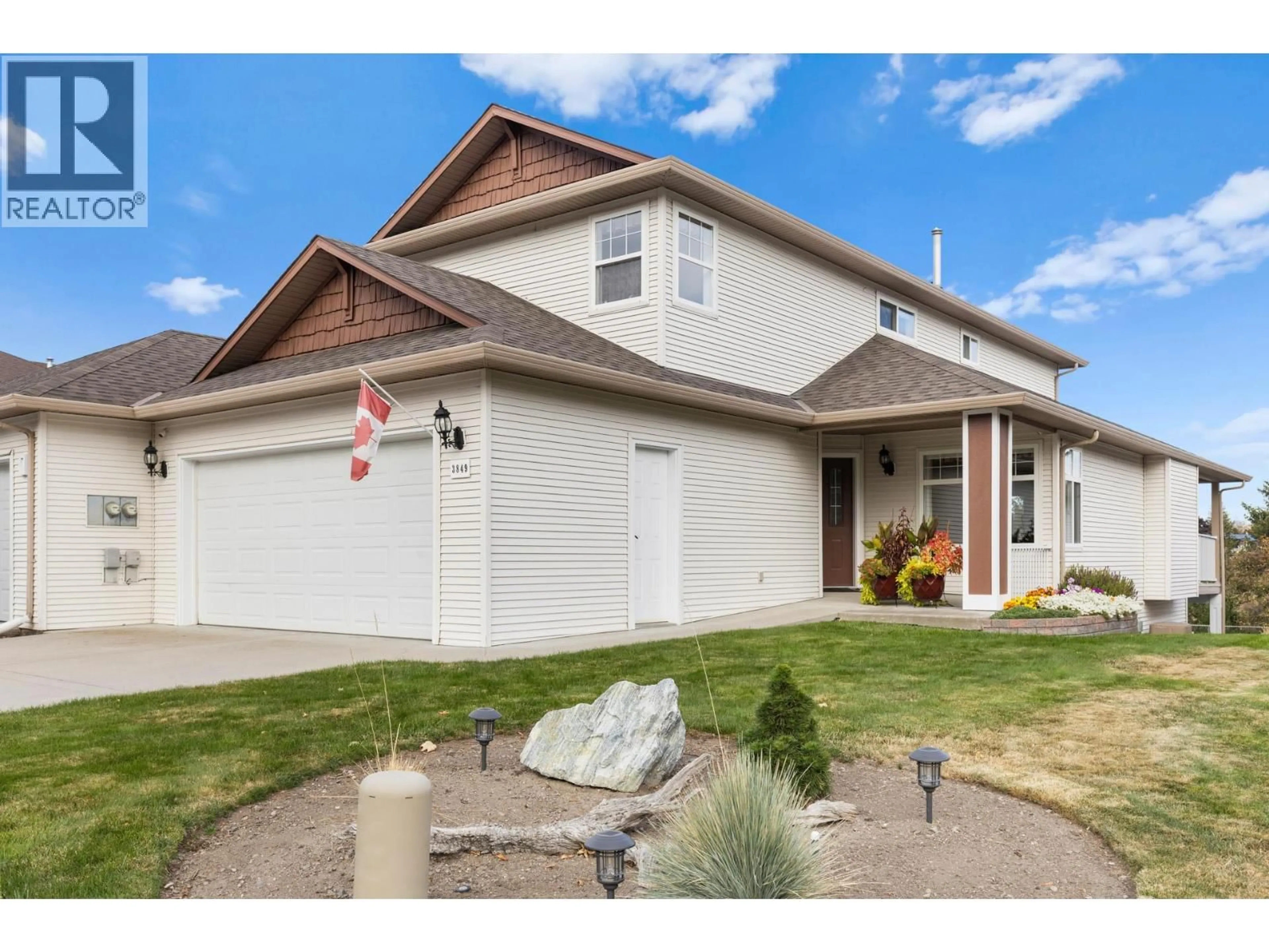 Home with vinyl exterior material, street for 3849 GLEN CANYON DRIVE, West Kelowna British Columbia V4T2P8
