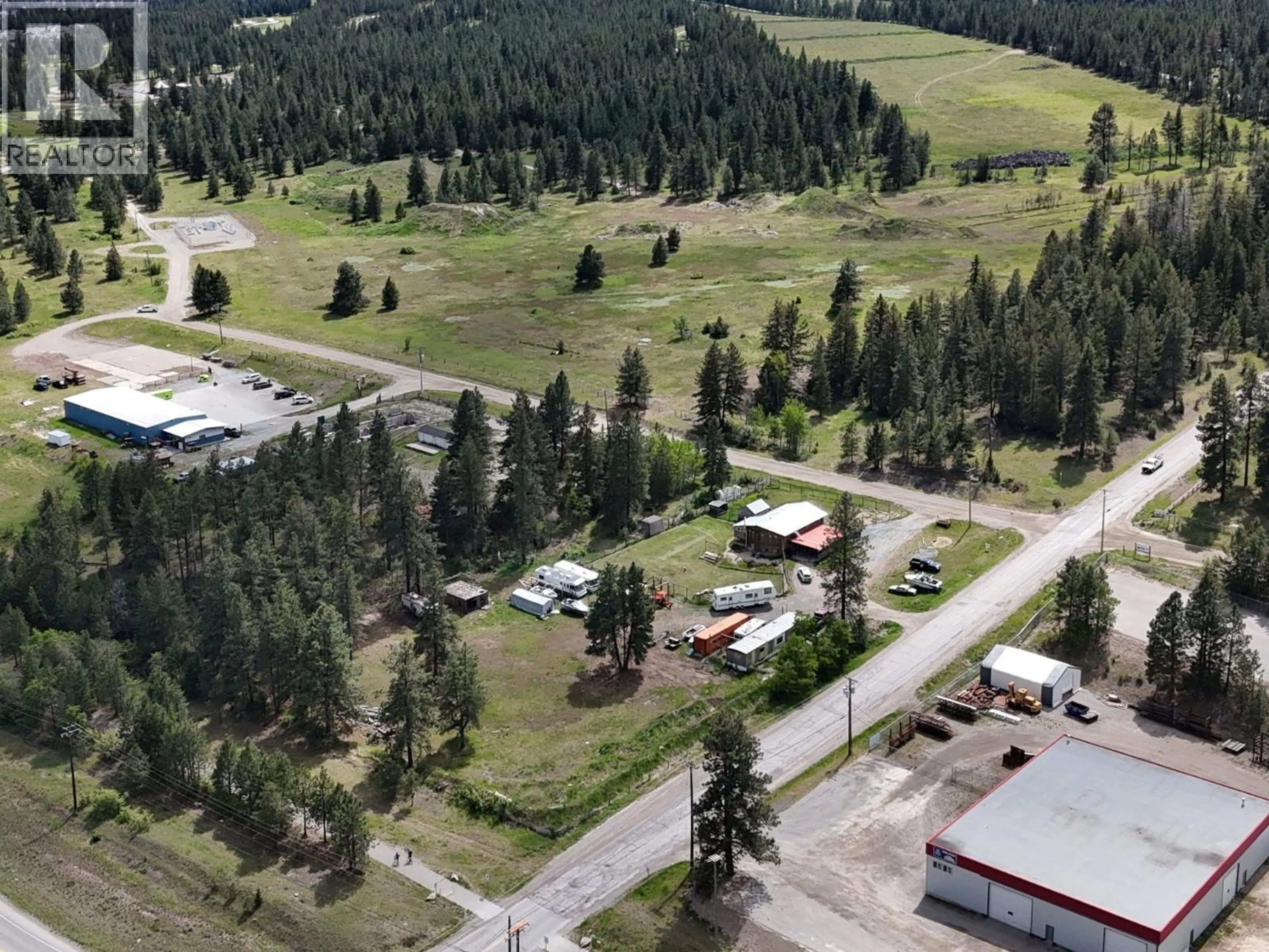 A pic from outside/outdoor area/front of a property/back of a property/a pic from drone, mountain view for 4300 ECHO FIELD ROAD, Cranbrook British Columbia V1C7B6