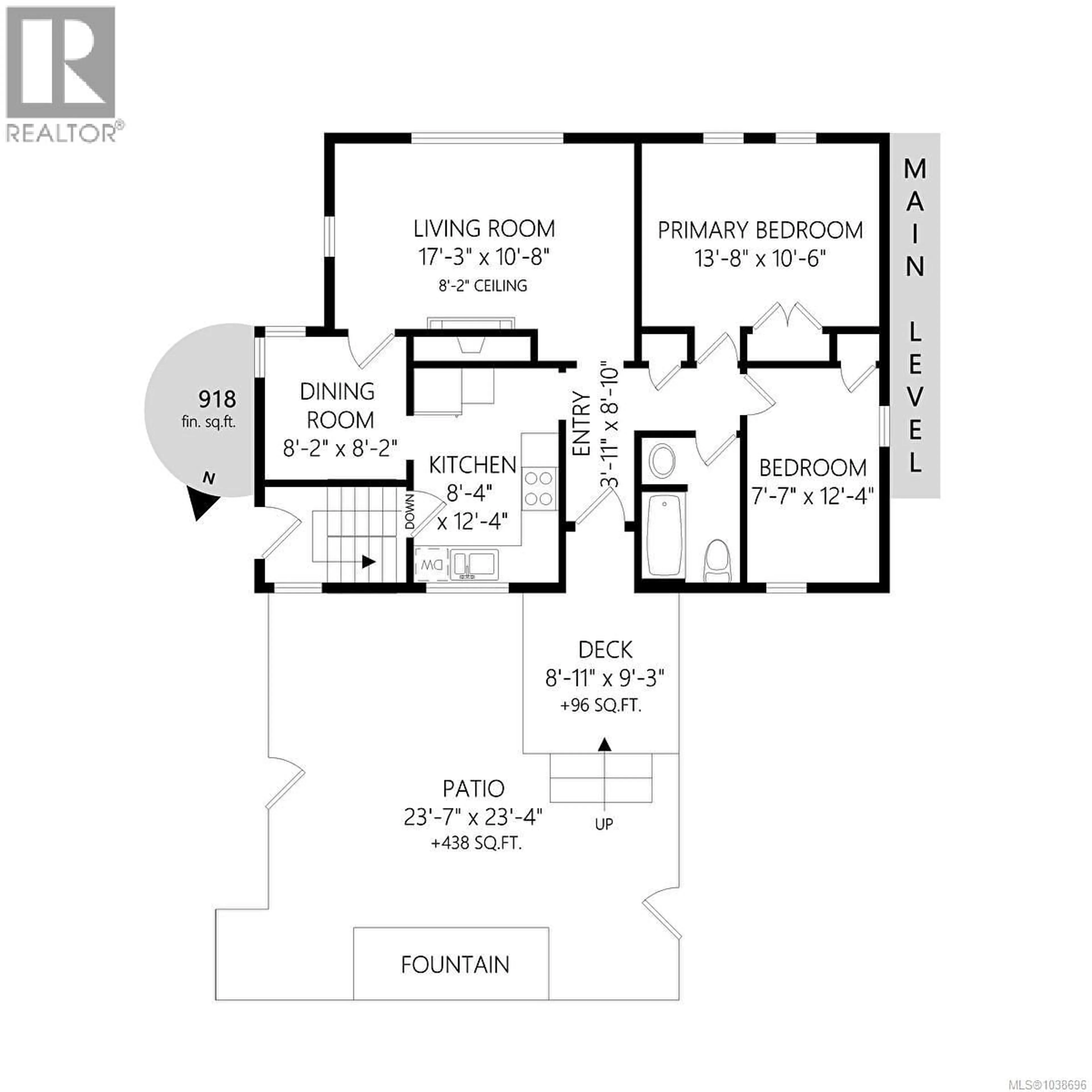 Floor plan for 1961 WATSON STREET, Saanich British Columbia V8R3H7