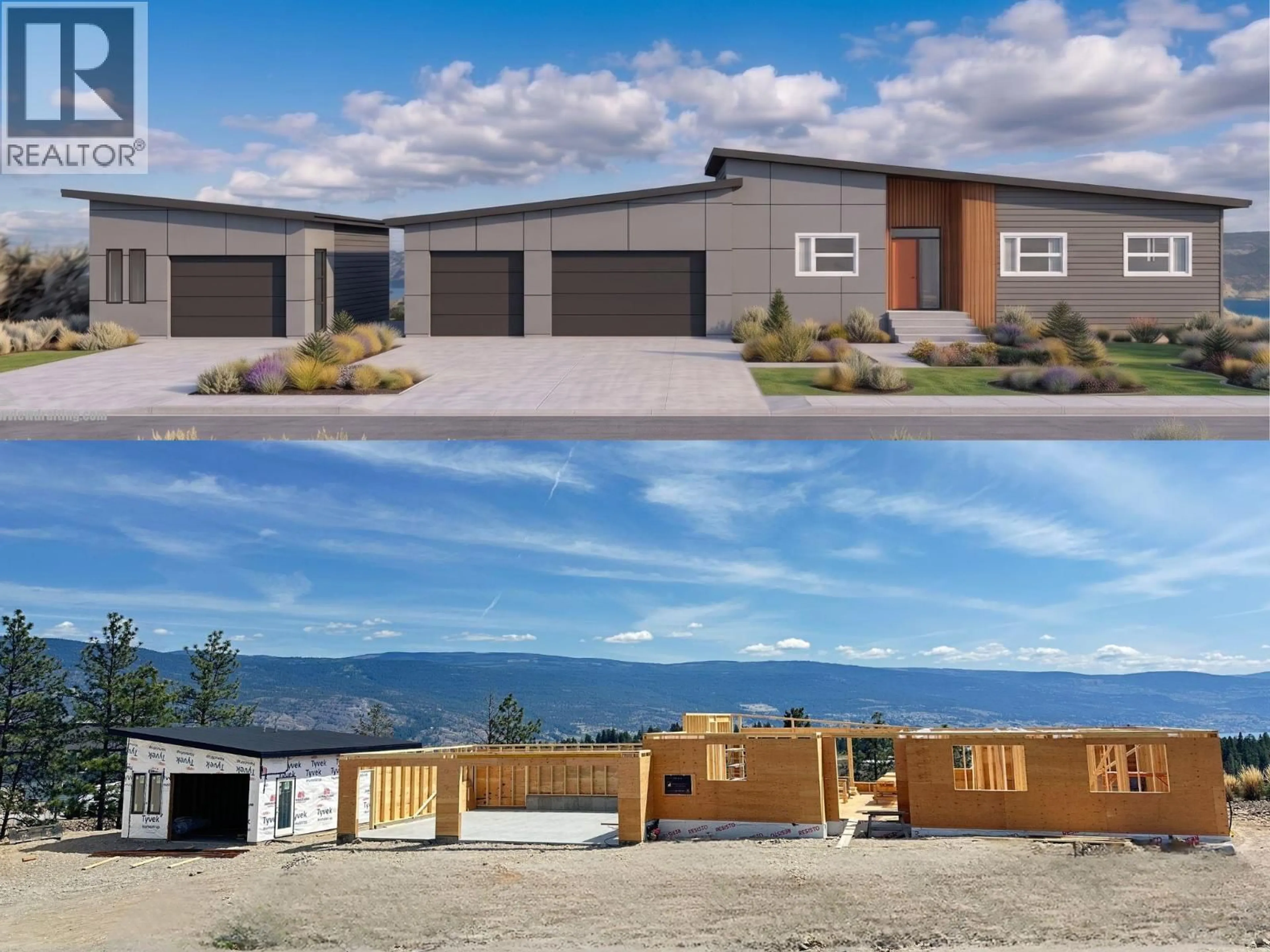 A pic from outside/outdoor area/front of a property/back of a property/a pic from drone, mountain view for 17587 SANBORN STREET, Summerland British Columbia V0H1Z3