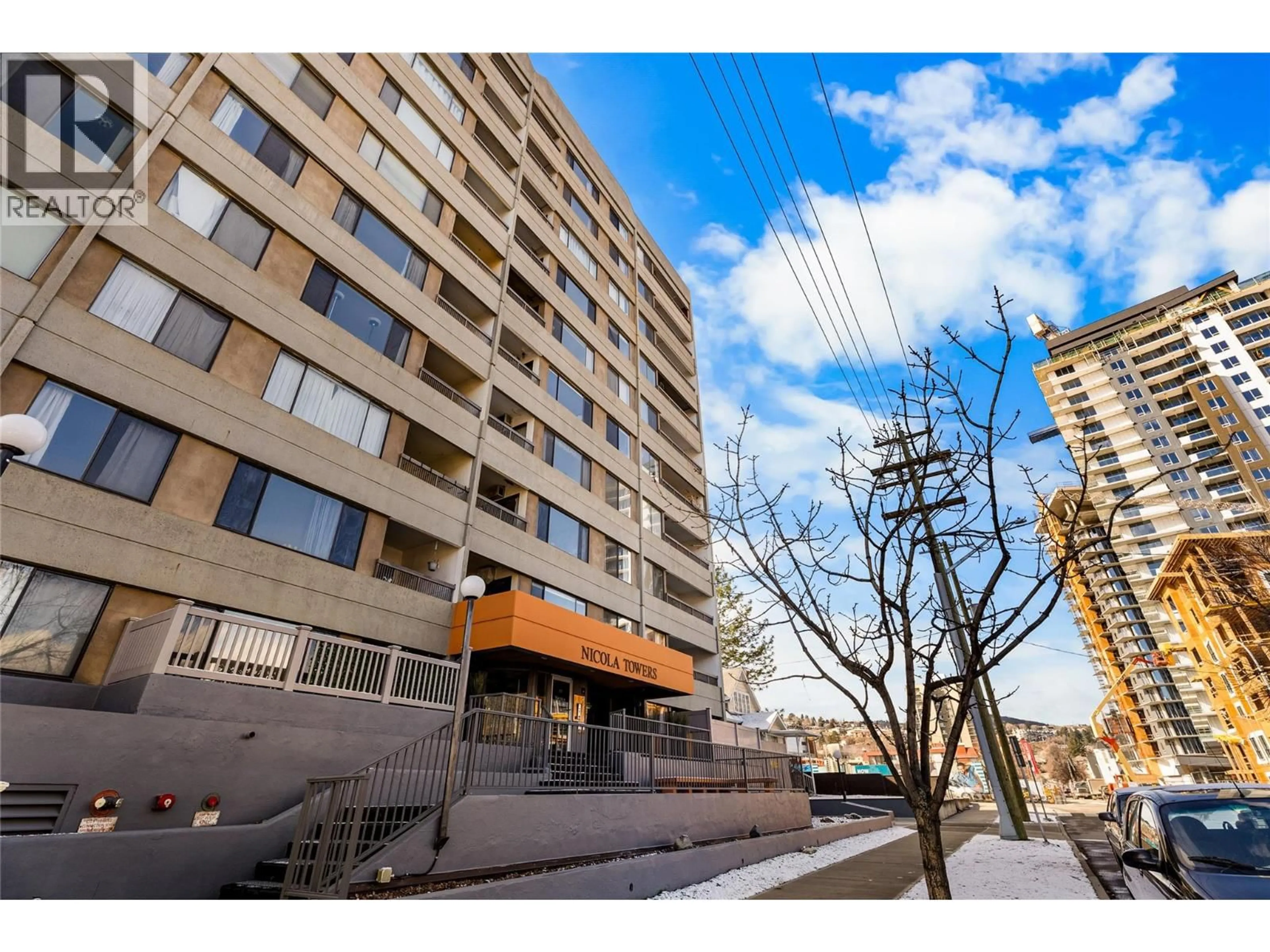 Patio, street for 703 - 525 NICOLA STREET, Kamloops British Columbia V2C6J5