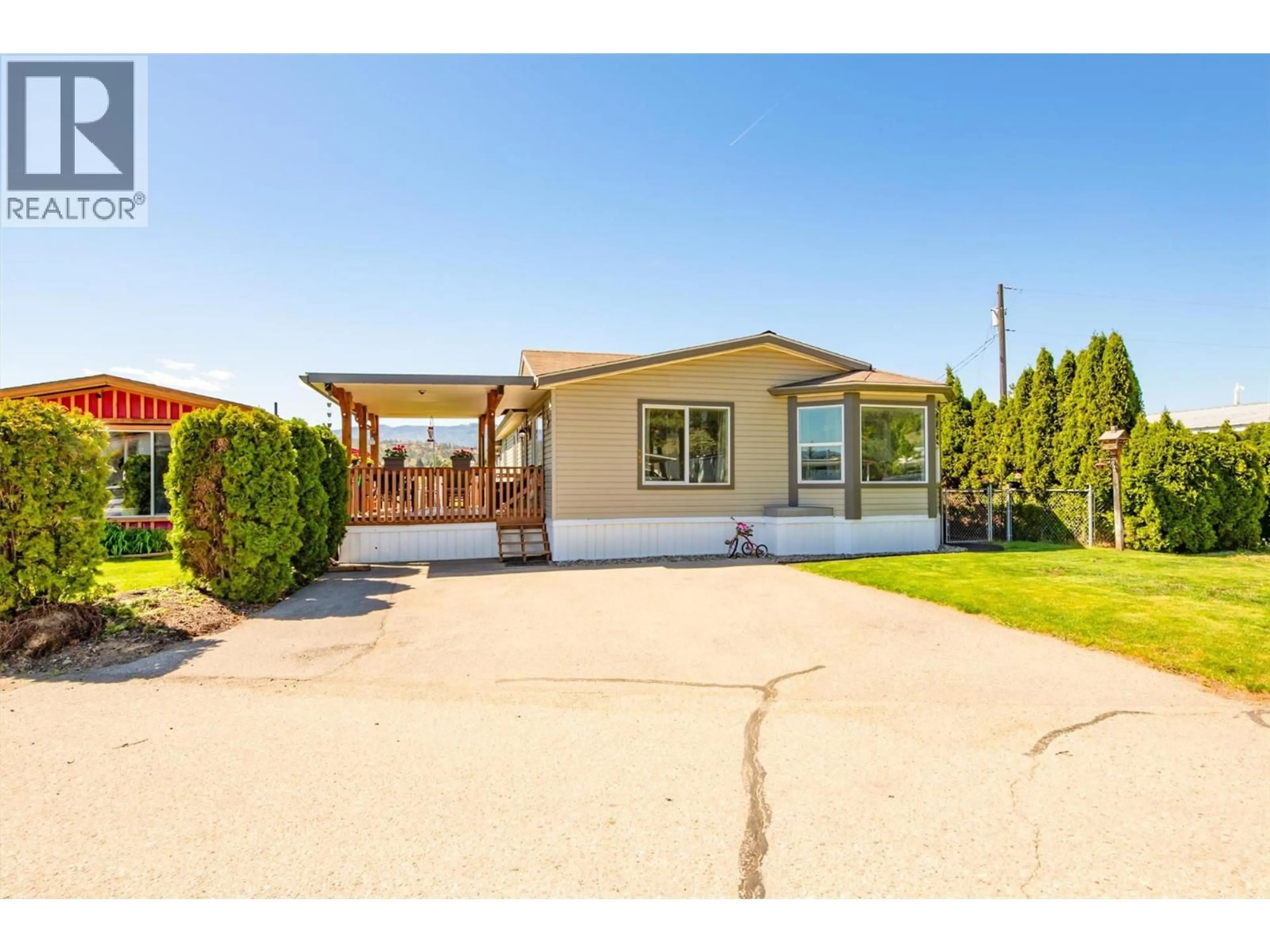 Home with vinyl exterior material, street for 95 - 9020 JIM BAILEY ROAD, Kelowna British Columbia V4V1E5