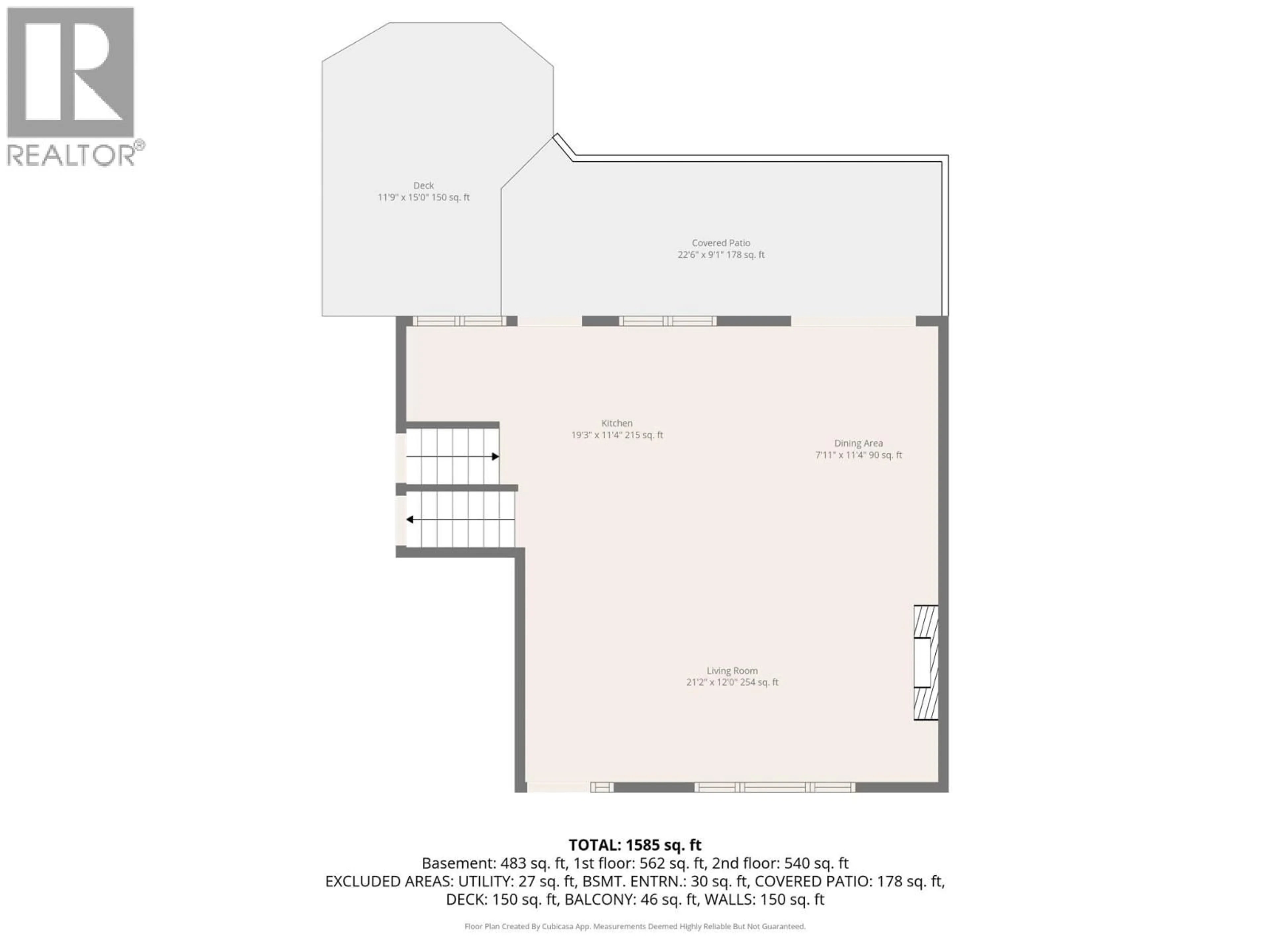 Floor plan for 10694 BONNIE DRIVE, Lake Country British Columbia V4V1W1