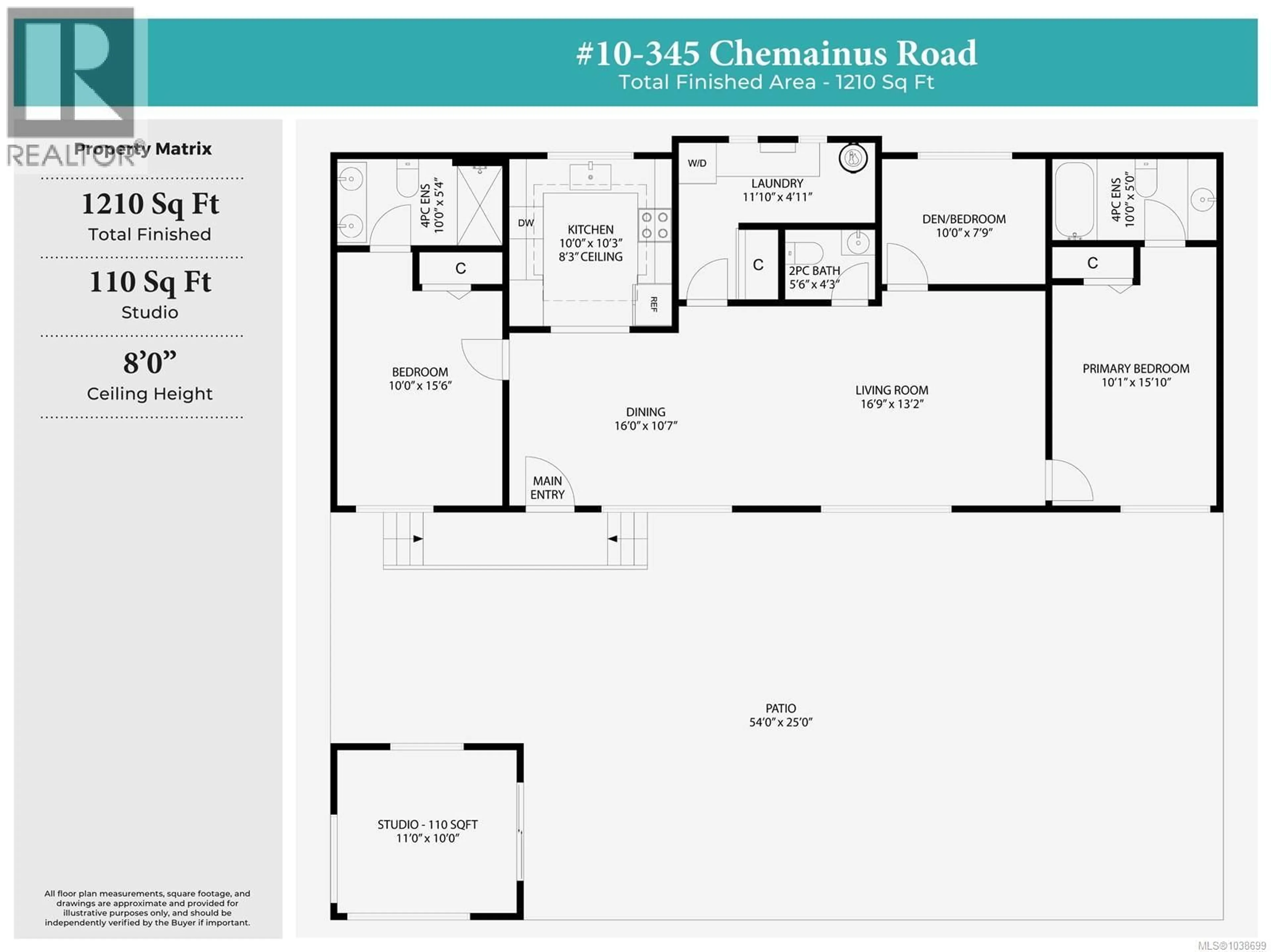 Floor plan for 10 - 345 CHEMAINUS ROAD, Ladysmith British Columbia V9G1Y1