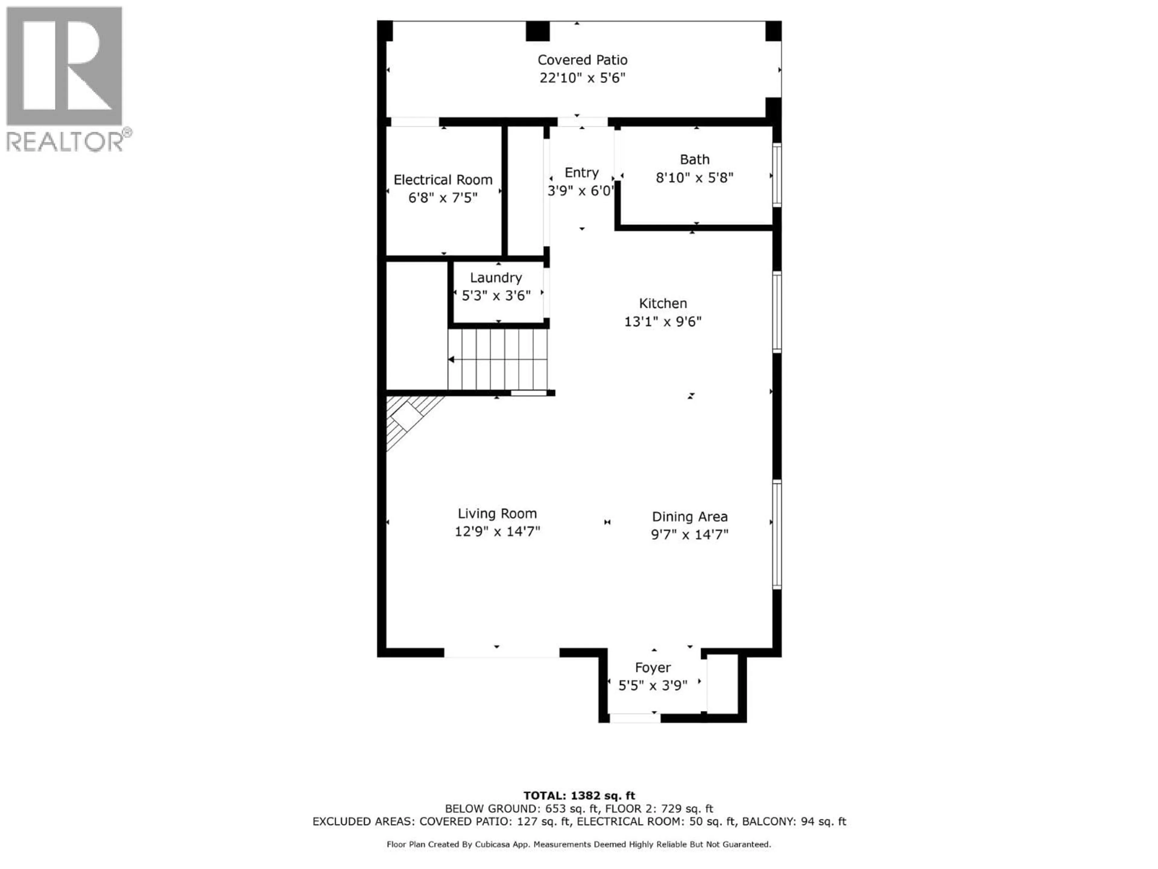 Floor plan for 105 - 60 HUDSONS BAY TRAIL, Kamloops British Columbia V2C0G4