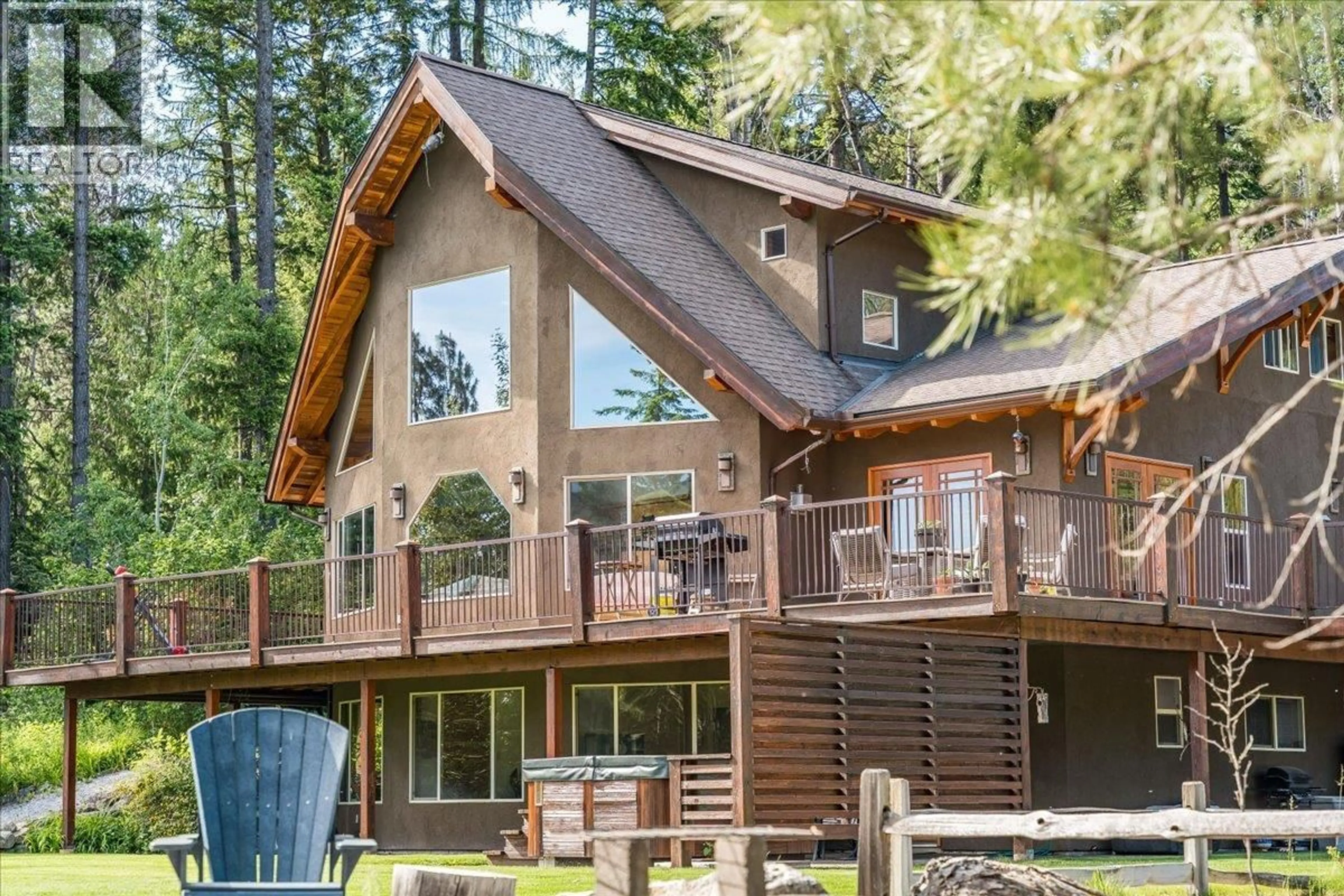 Home with vinyl exterior material, water/lake/river/ocean view for 3802 AARON ROAD, Bonnington British Columbia V0G2G3