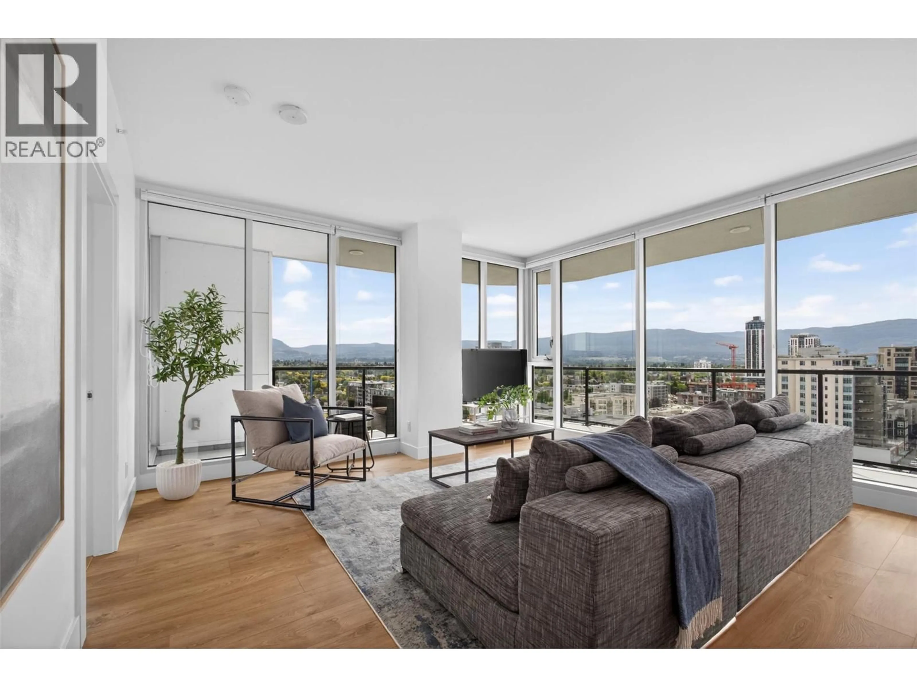 Living room with furniture, unknown for 1307 - 1232 ELLIS STREET, Kelowna British Columbia V1Y1Z4