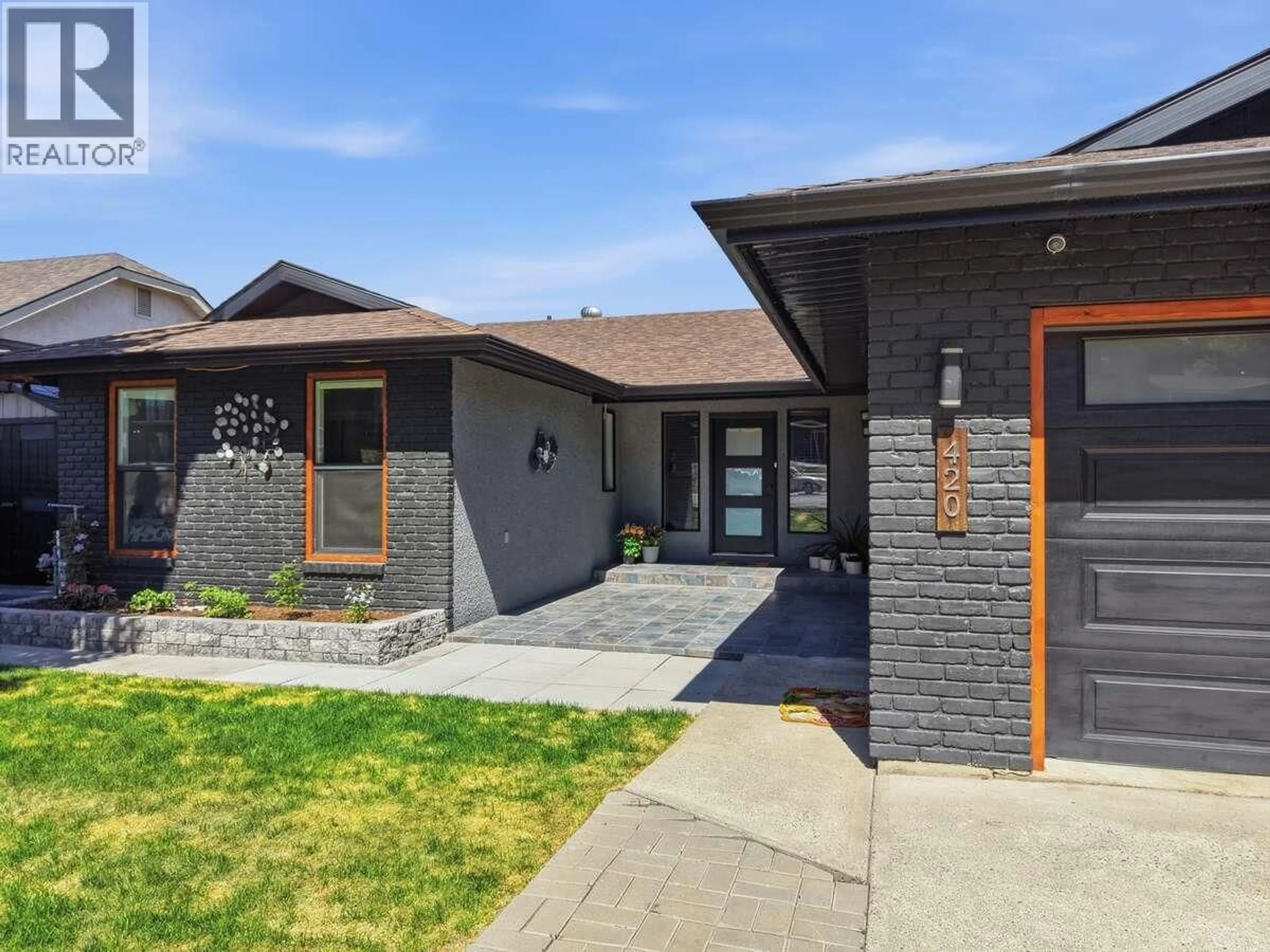 Home with brick exterior material, street for 420 GLENEAGLES DRIVE, Kamloops British Columbia V2E1Z4