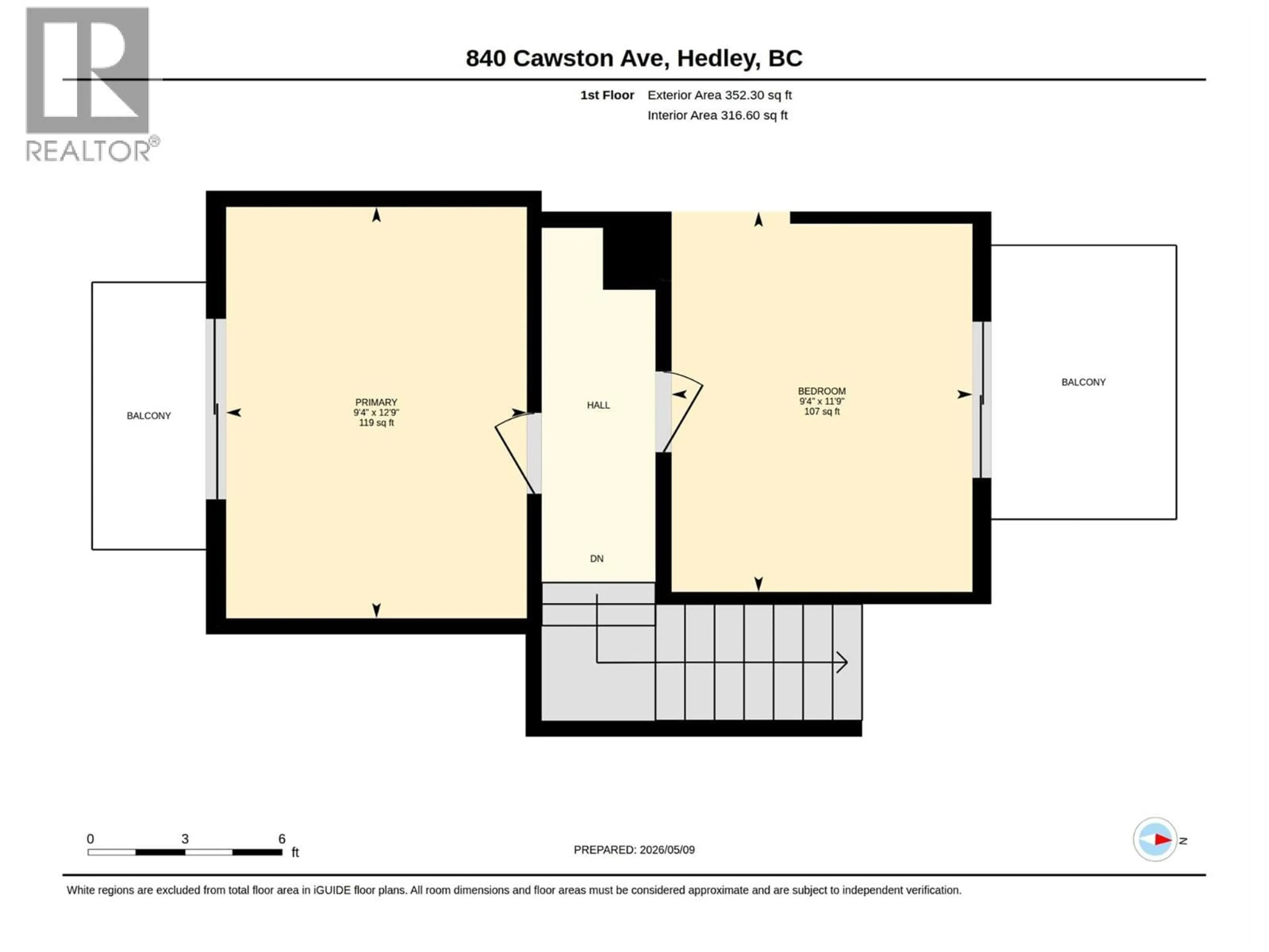 Floor plan for 840 CAWSTON AVENUE, Hedley British Columbia V0X1K0