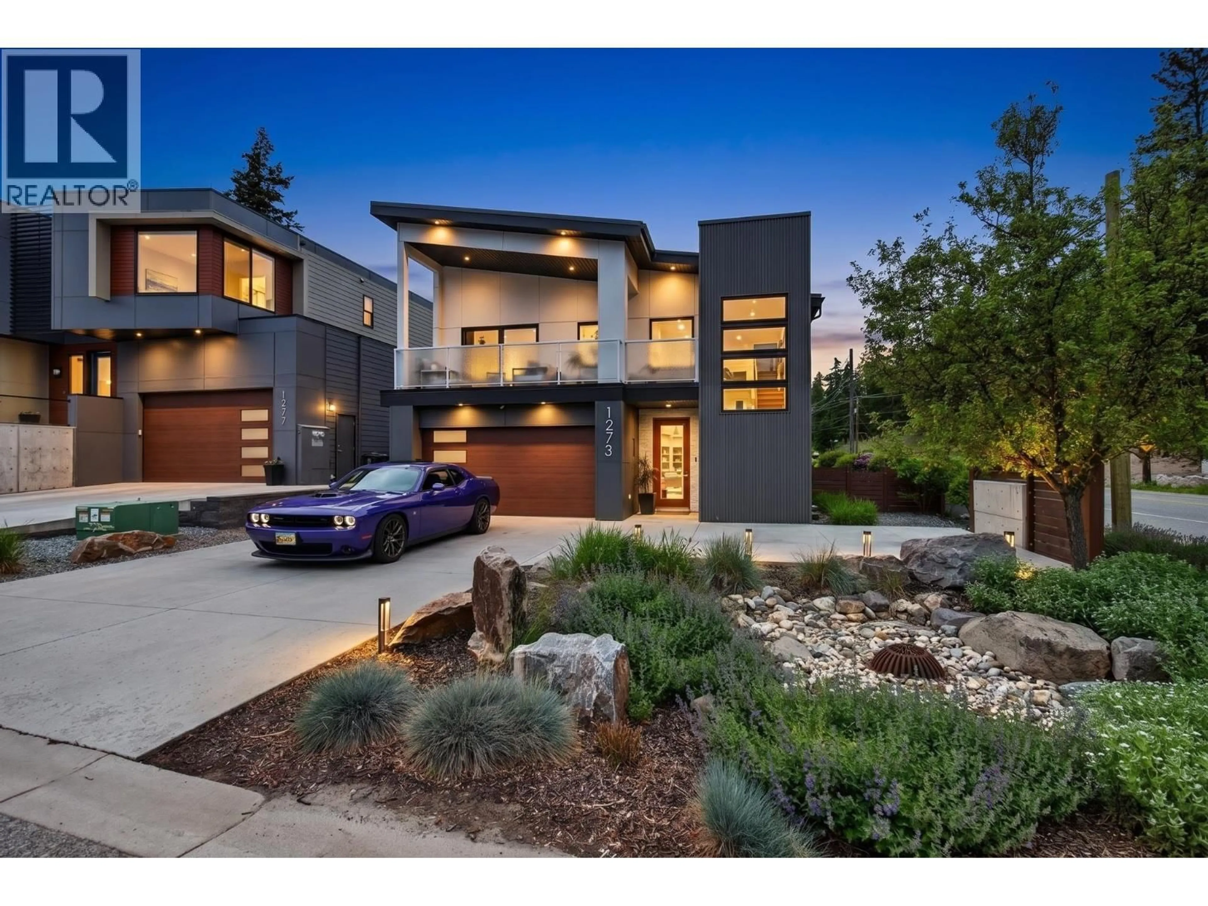 Home with brick exterior material, street for 1273 MODERN PLACE, Kelowna British Columbia V1V1A5