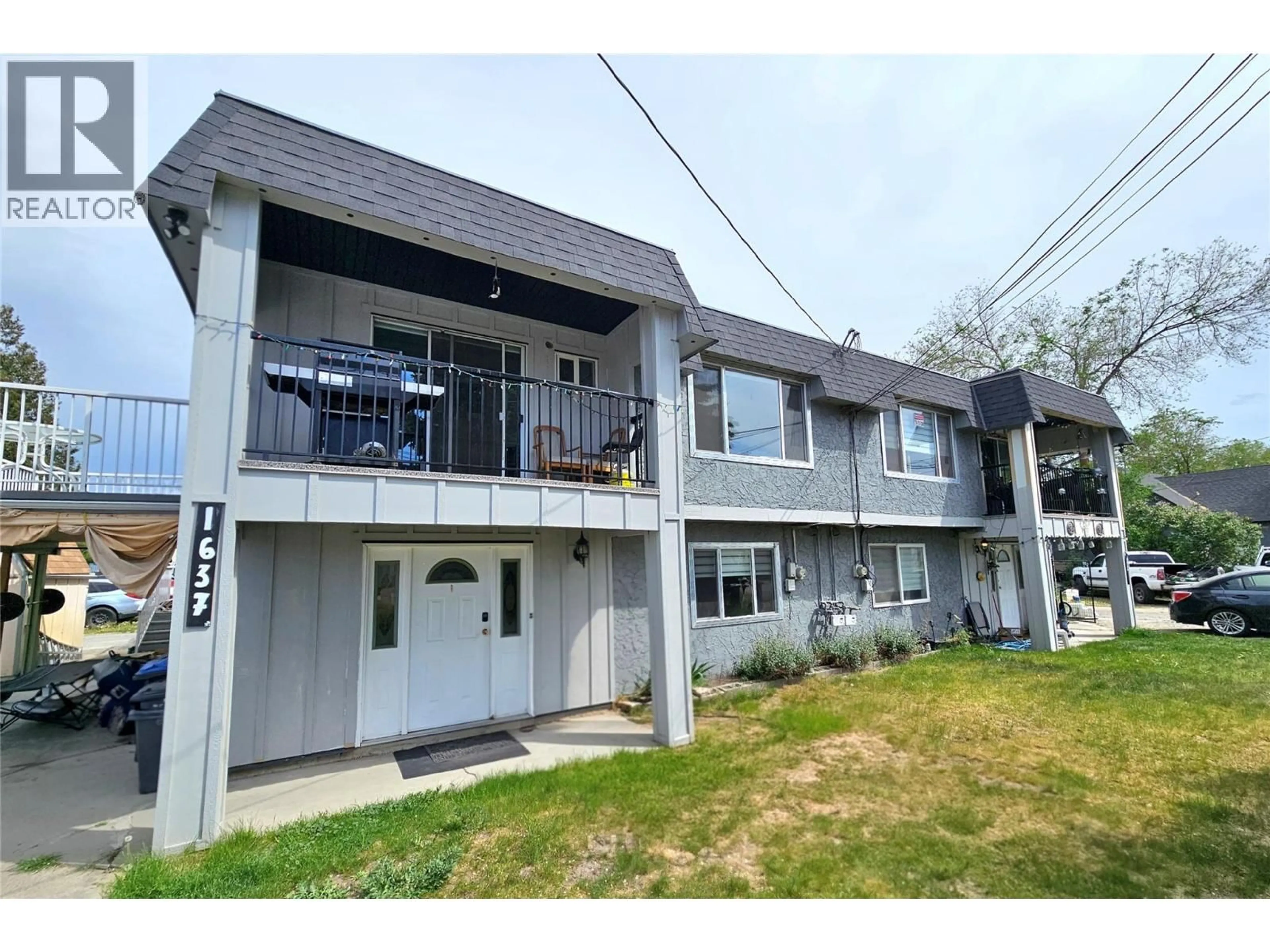 A pic from outside/outdoor area/front of a property/back of a property/a pic from drone, building for 1635-1637 FINDLAY ROAD, Kelowna British Columbia V1X5B6
