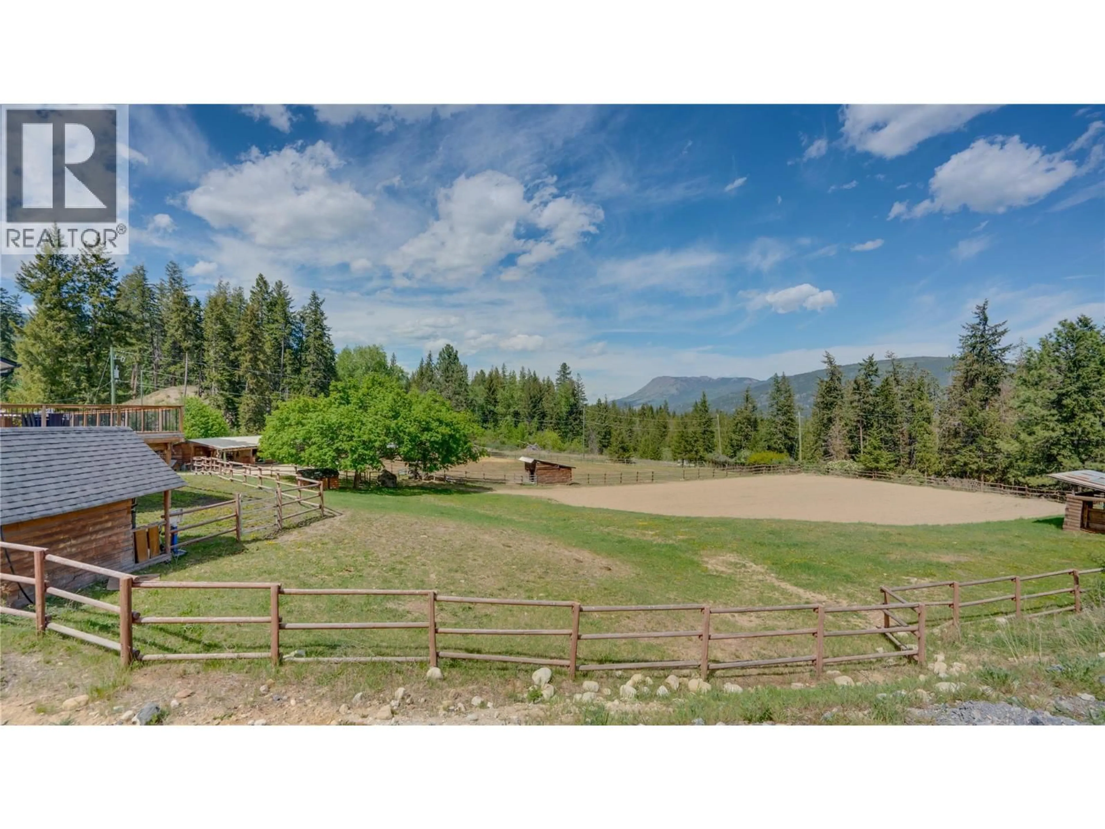 A pic from outside/outdoor area/front of a property/back of a property/a pic from drone, mountain view for 2086 YANKEE FLATS ROAD, Salmon Arm British Columbia V1E3J3