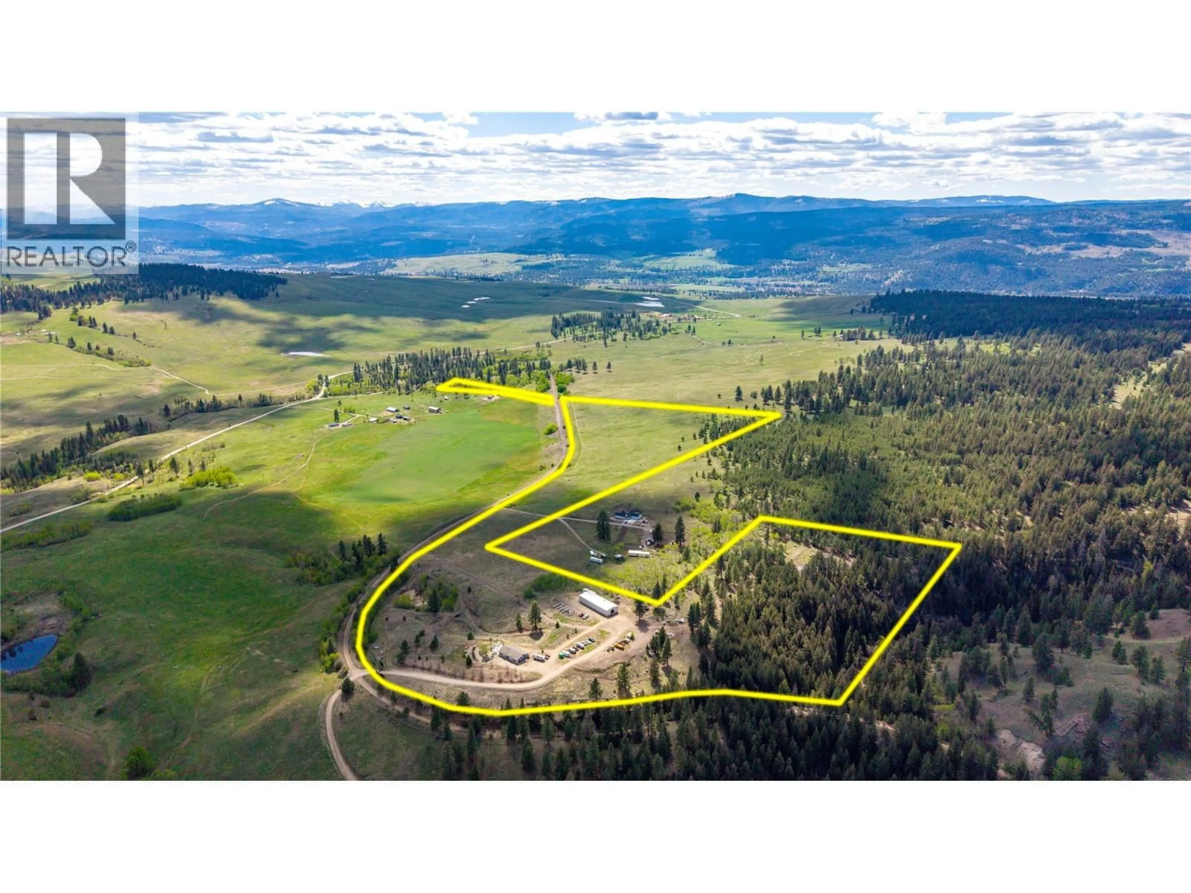 A pic from outside/outdoor area/front of a property/back of a property/a pic from drone, unknown for 1200 PRINCETON SUMMERLAND RD OTHER, Princeton British Columbia V0X1W0