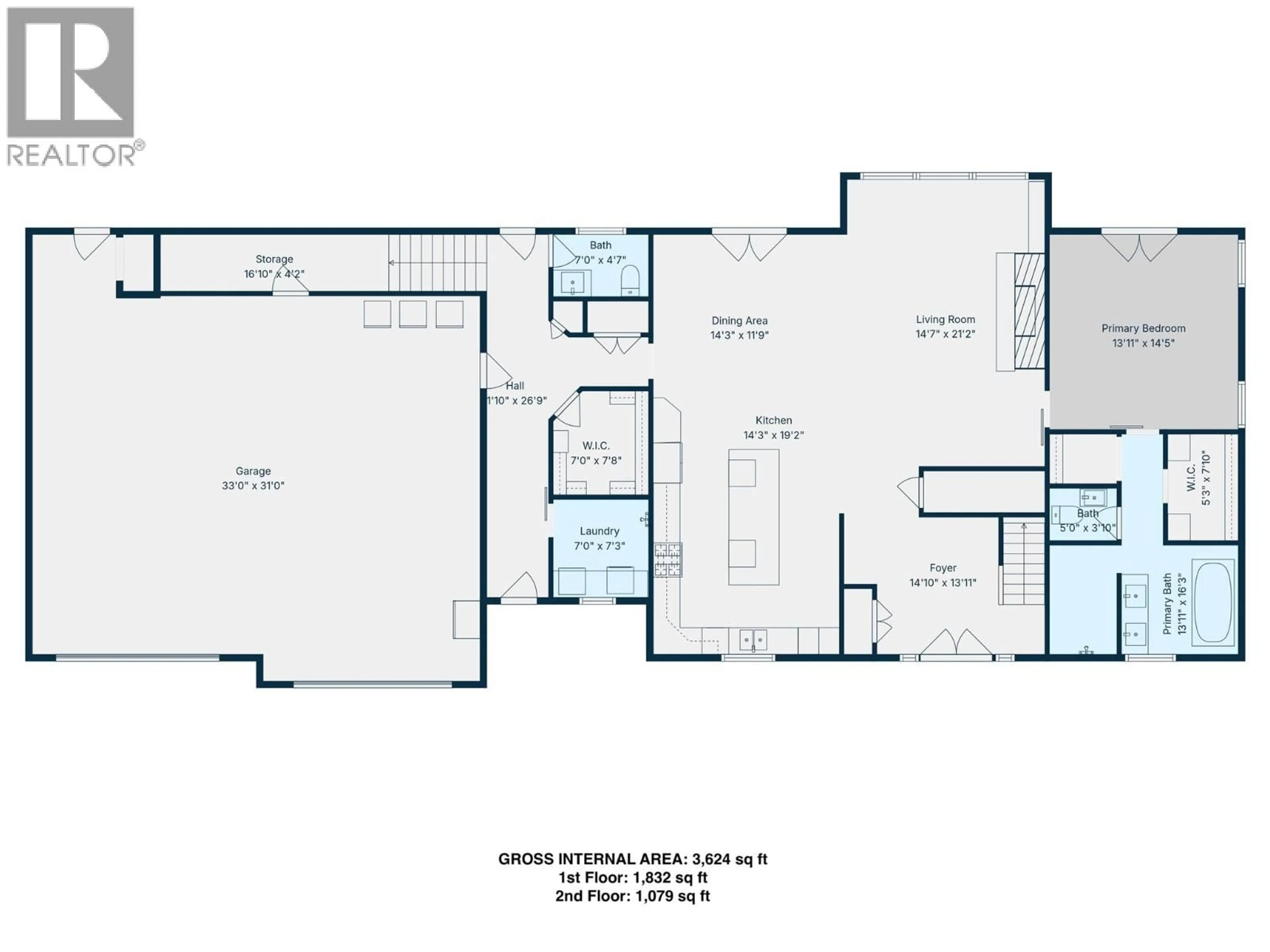 Floor plan for 9066 253 ROAD, Dawson Creek British Columbia V0C2E0
