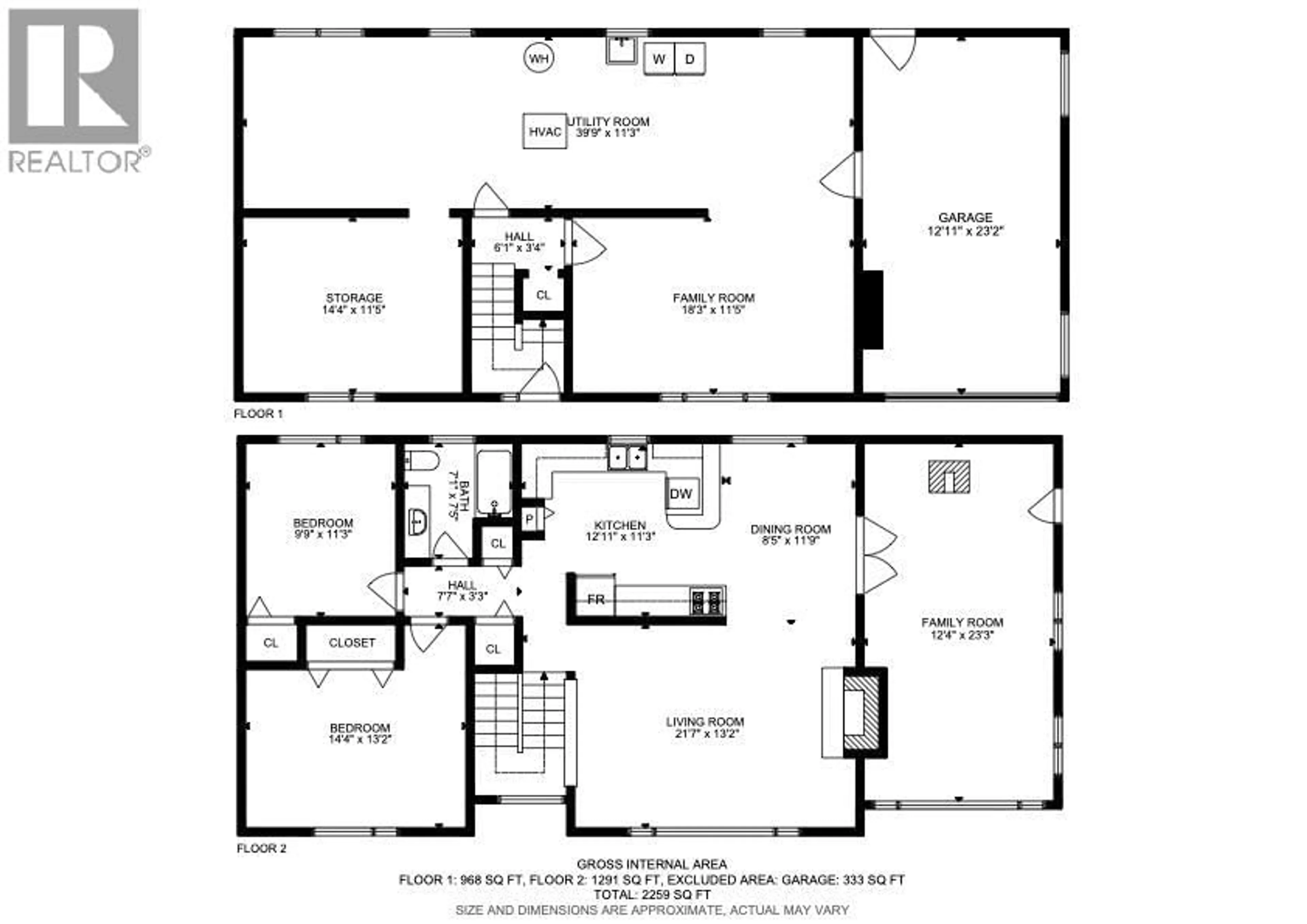 Floor plan for 594 BRENTWOOD AVENUE, Kamloops British Columbia V2B1P3