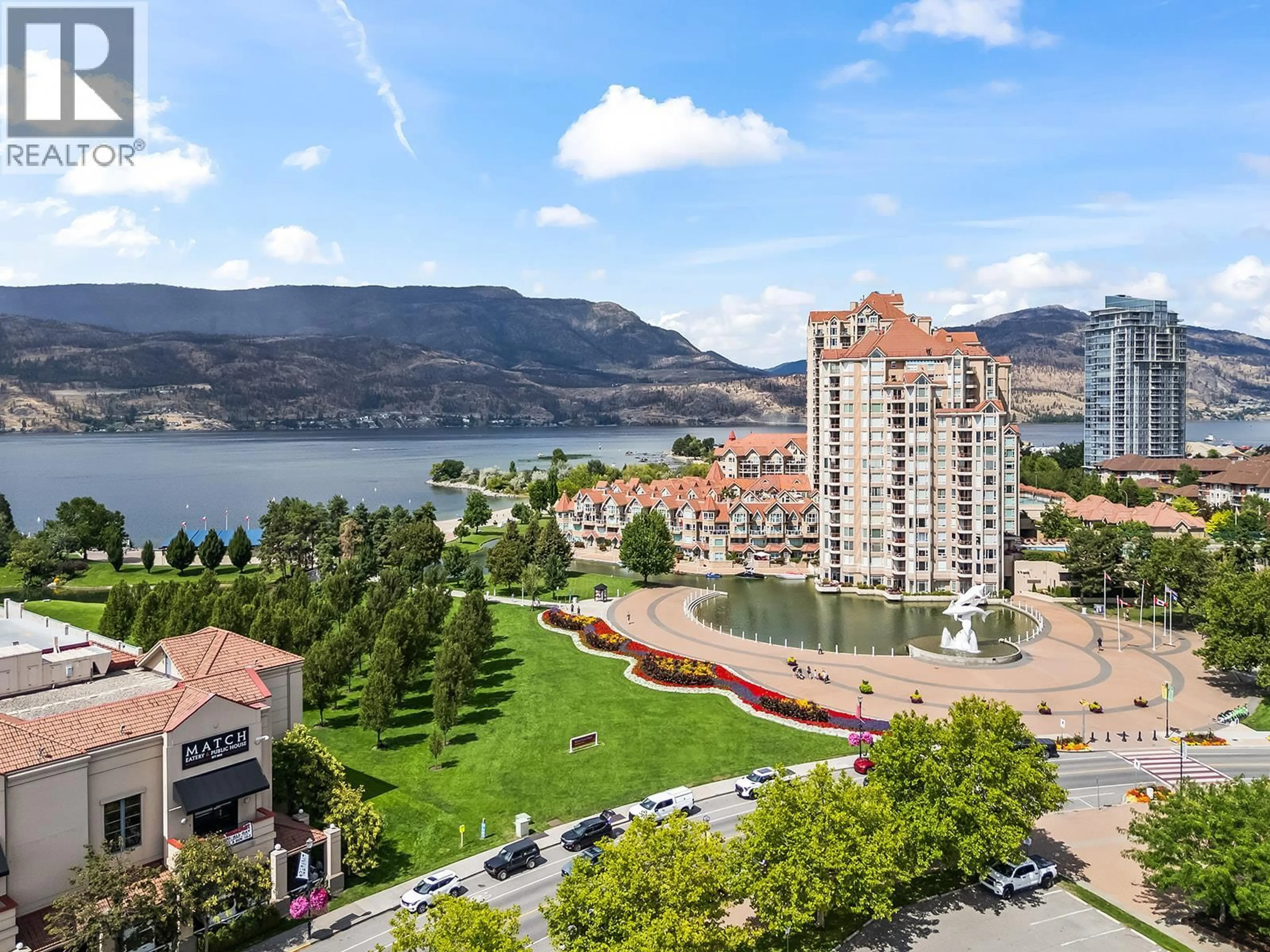 Patio, water/lake/river/ocean view for 123 - 1156 SUNSET DRIVE, Kelowna British Columbia V1Y9R7