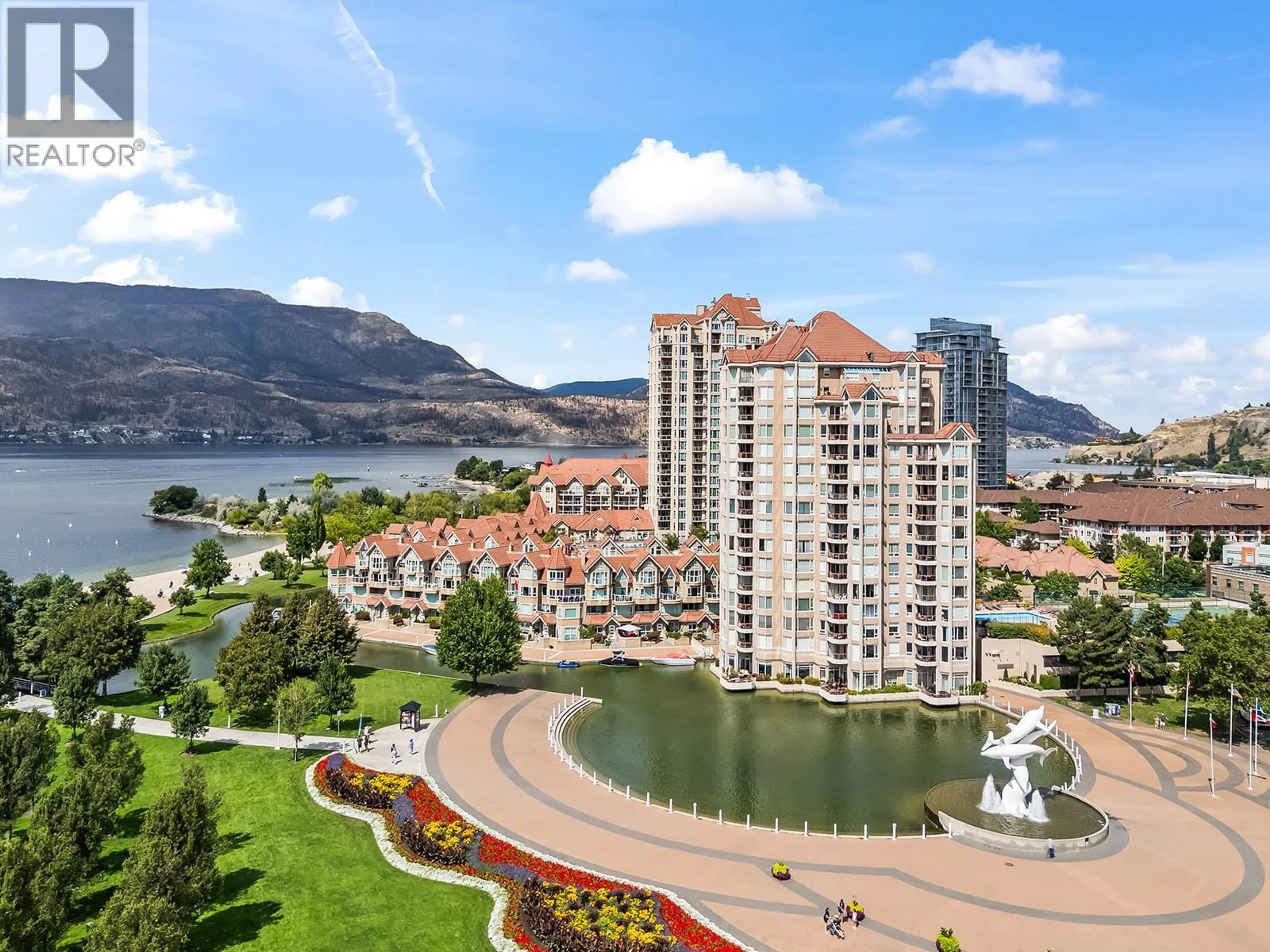 Patio, water/lake/river/ocean view for 123 - 1156 SUNSET DRIVE, Kelowna British Columbia V1Y9R7