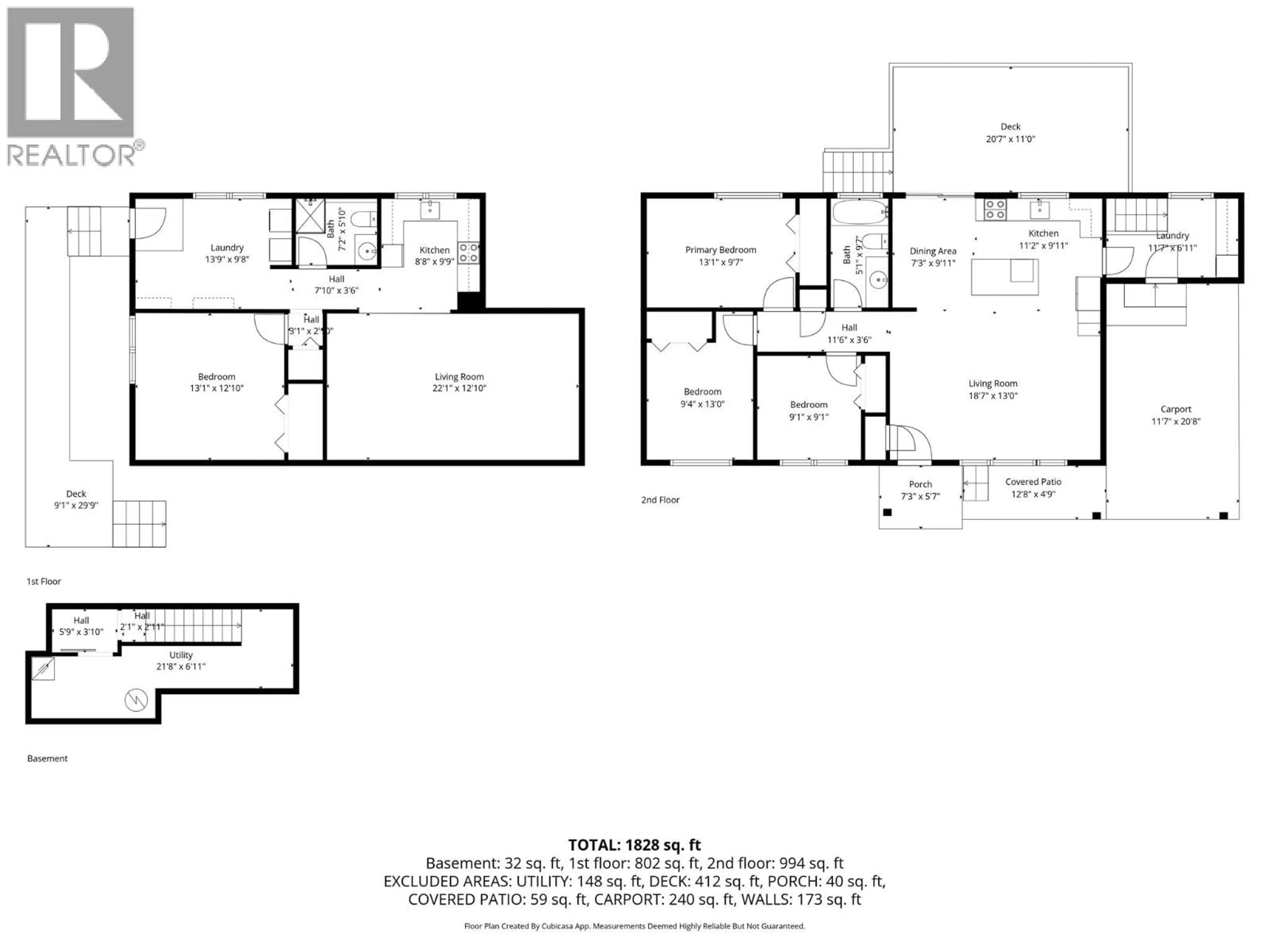 Floor plan for 2354 FOREST VIEW PLACE, Blind Bay British Columbia V0E1H2