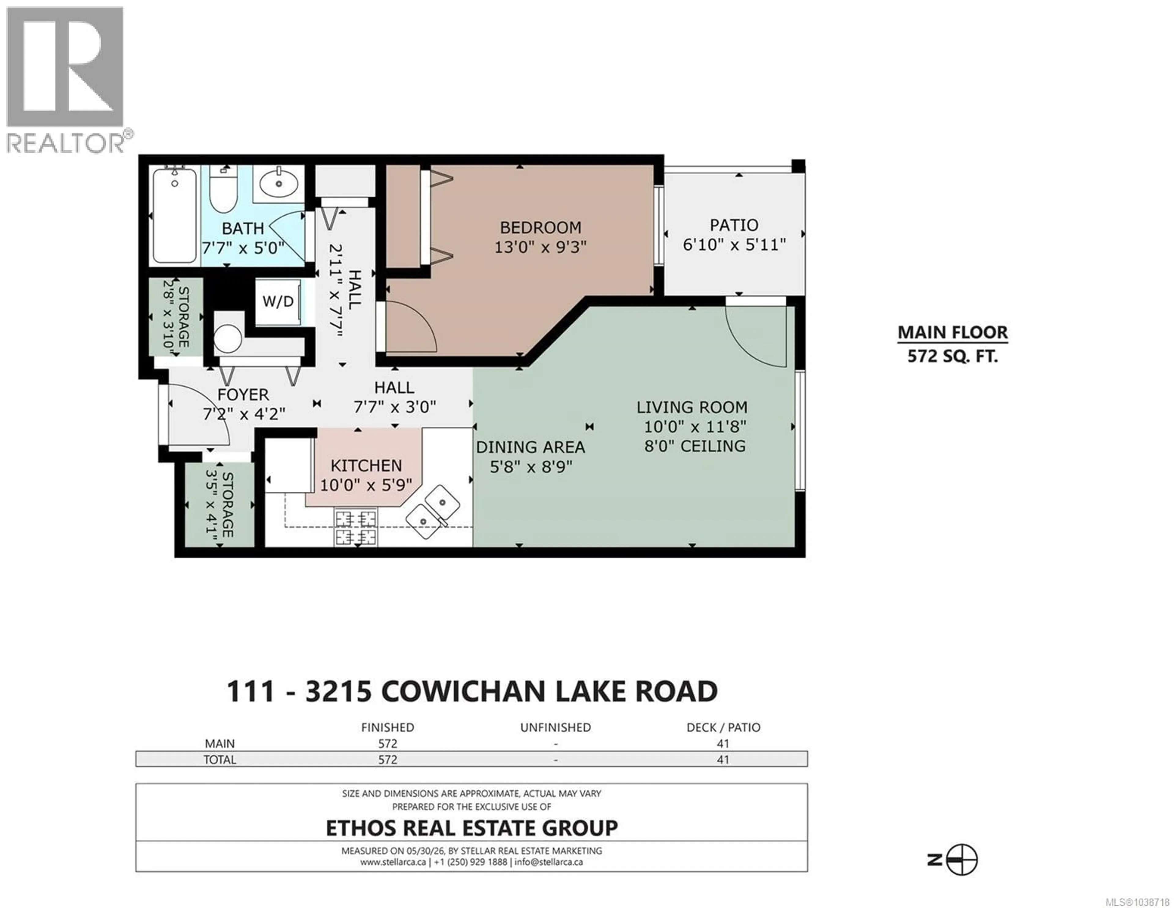 Floor plan for 111 - 3215 COWICHAN LAKE ROAD, Duncan British Columbia V9L5G5