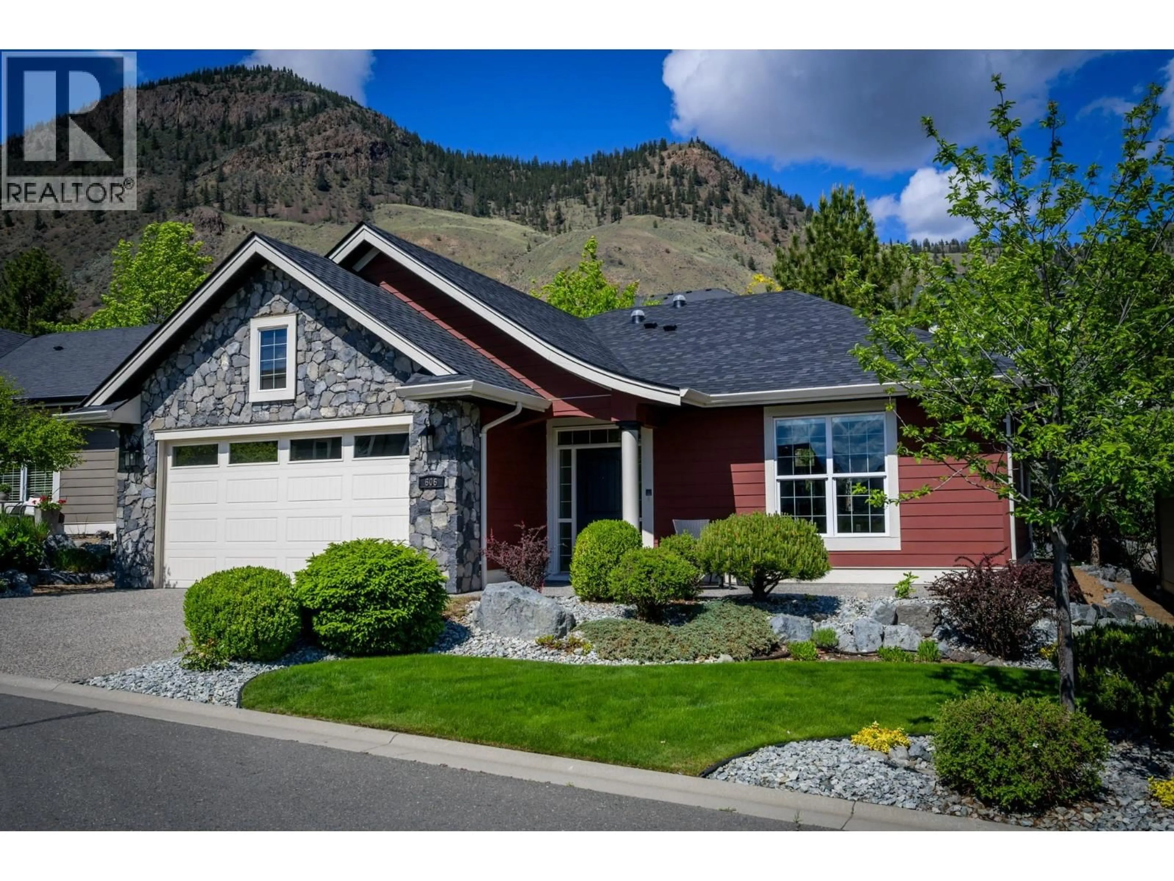 Home with vinyl exterior material, mountain view for 606 STONERIDGE LANE, Kamloops British Columbia V2H0A7