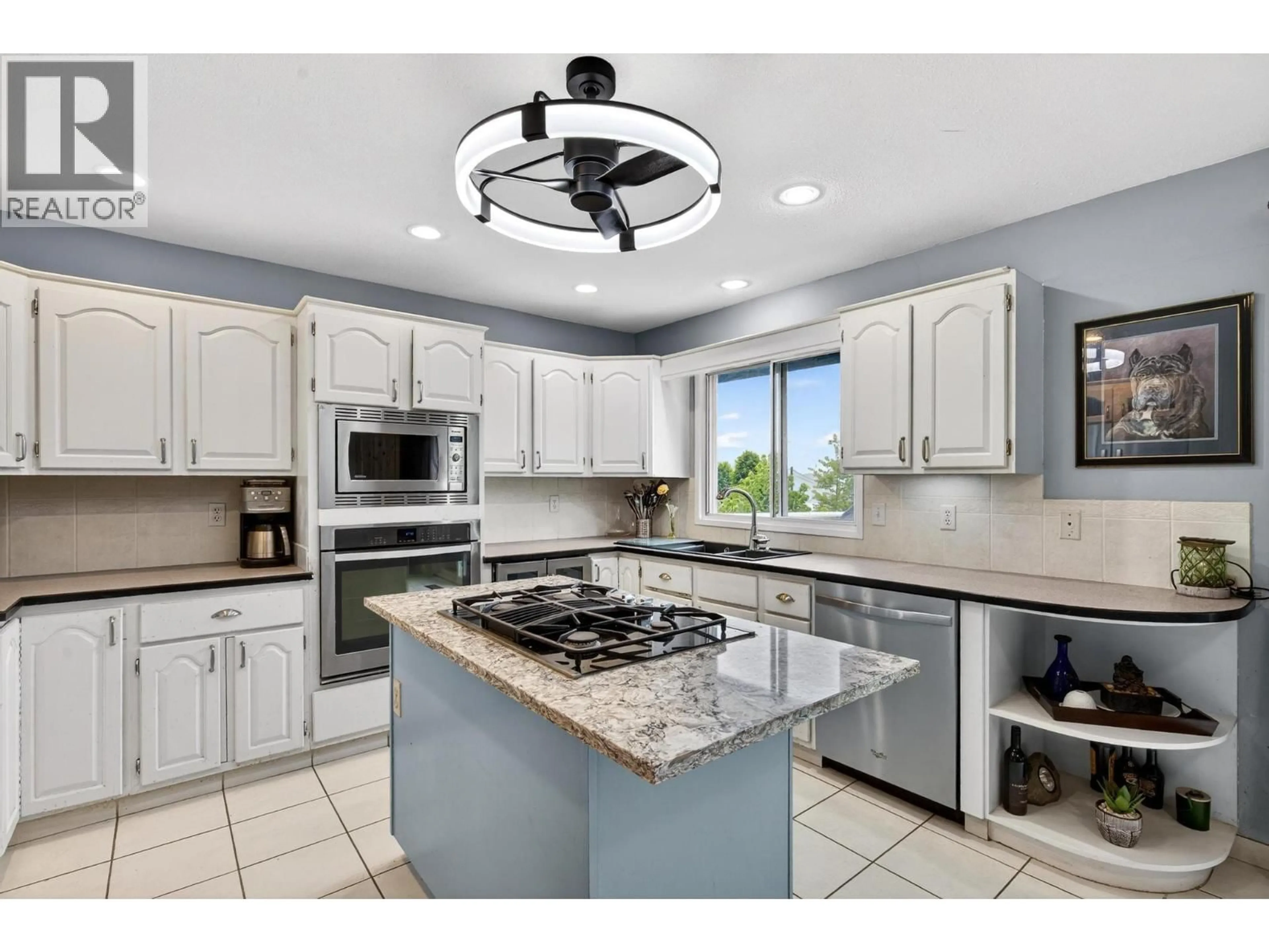 Open concept kitchen, ceramic/tile floor for 5957 TURNER AVENUE, Peachland British Columbia V0H1X4