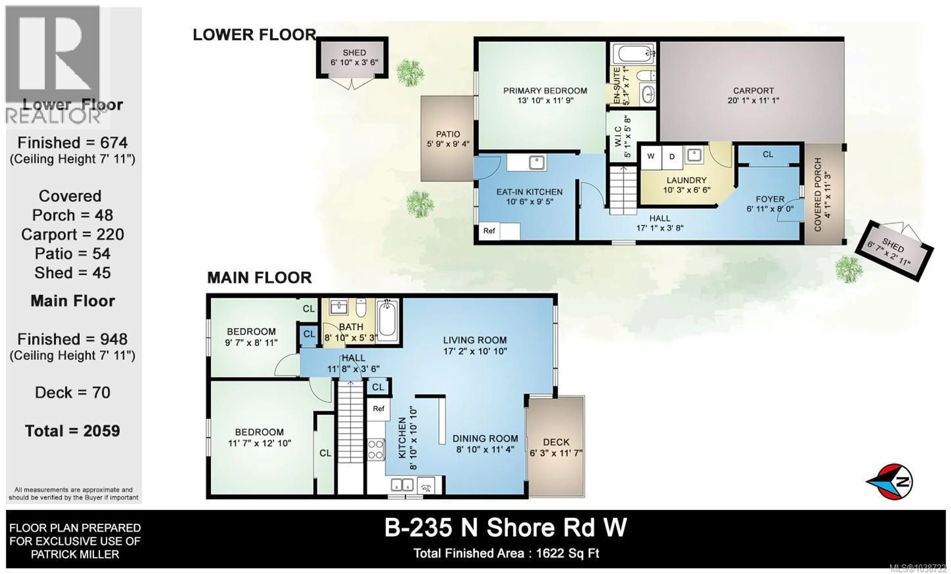 Floor plan for B - 235 NORTH SHORE ROAD, Lake Cowichan British Columbia V0R2G0