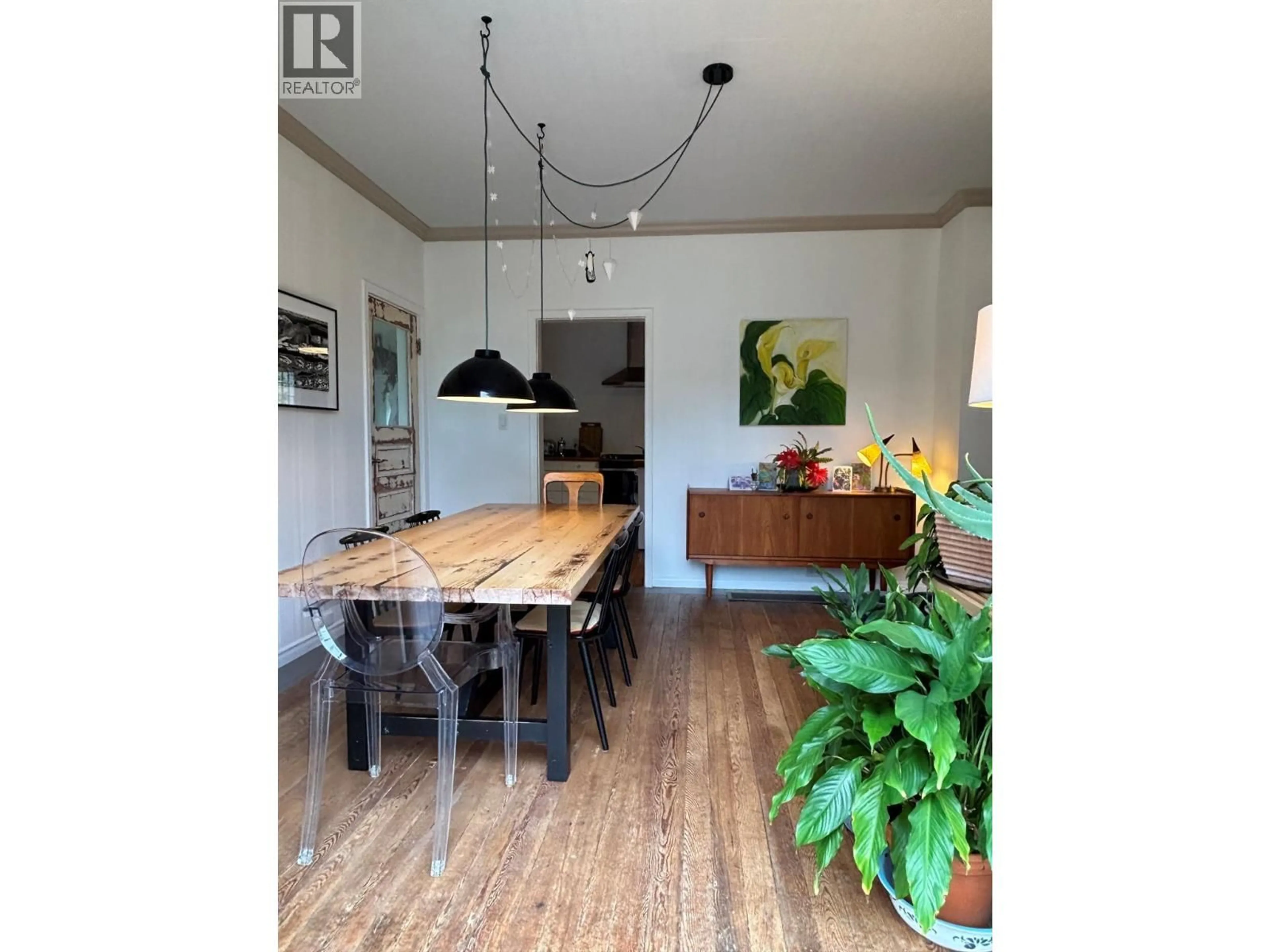 Dining room, wood/laminate floor for 7489 9TH STREET, Grand Forks British Columbia V0H1H0