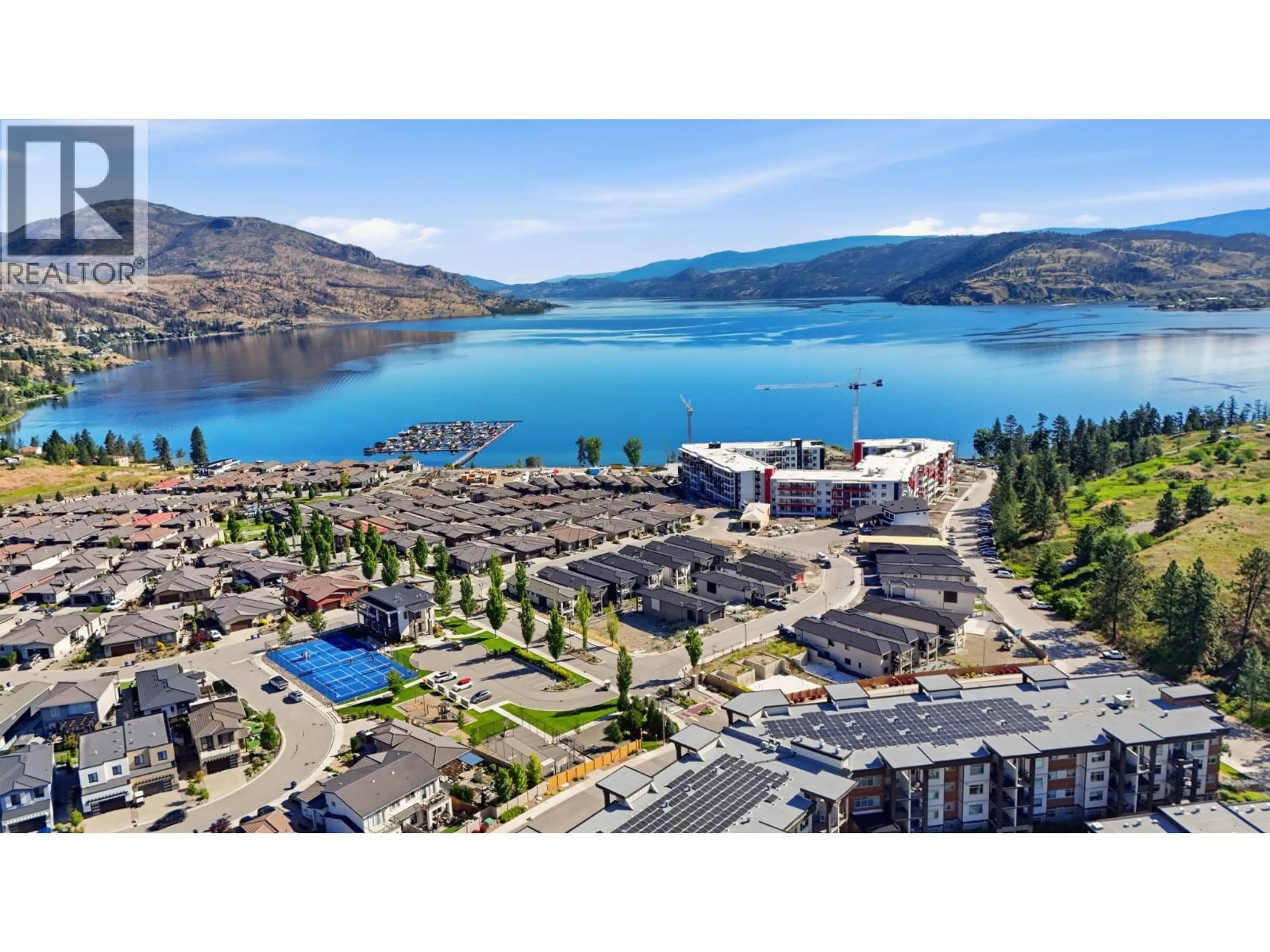 A pic from outside/outdoor area/front of a property/back of a property/a pic from drone, water/lake/river/ocean view for 1678 HARBOUR VIEW CRESCENT, Kelowna British Columbia V1Z4E1