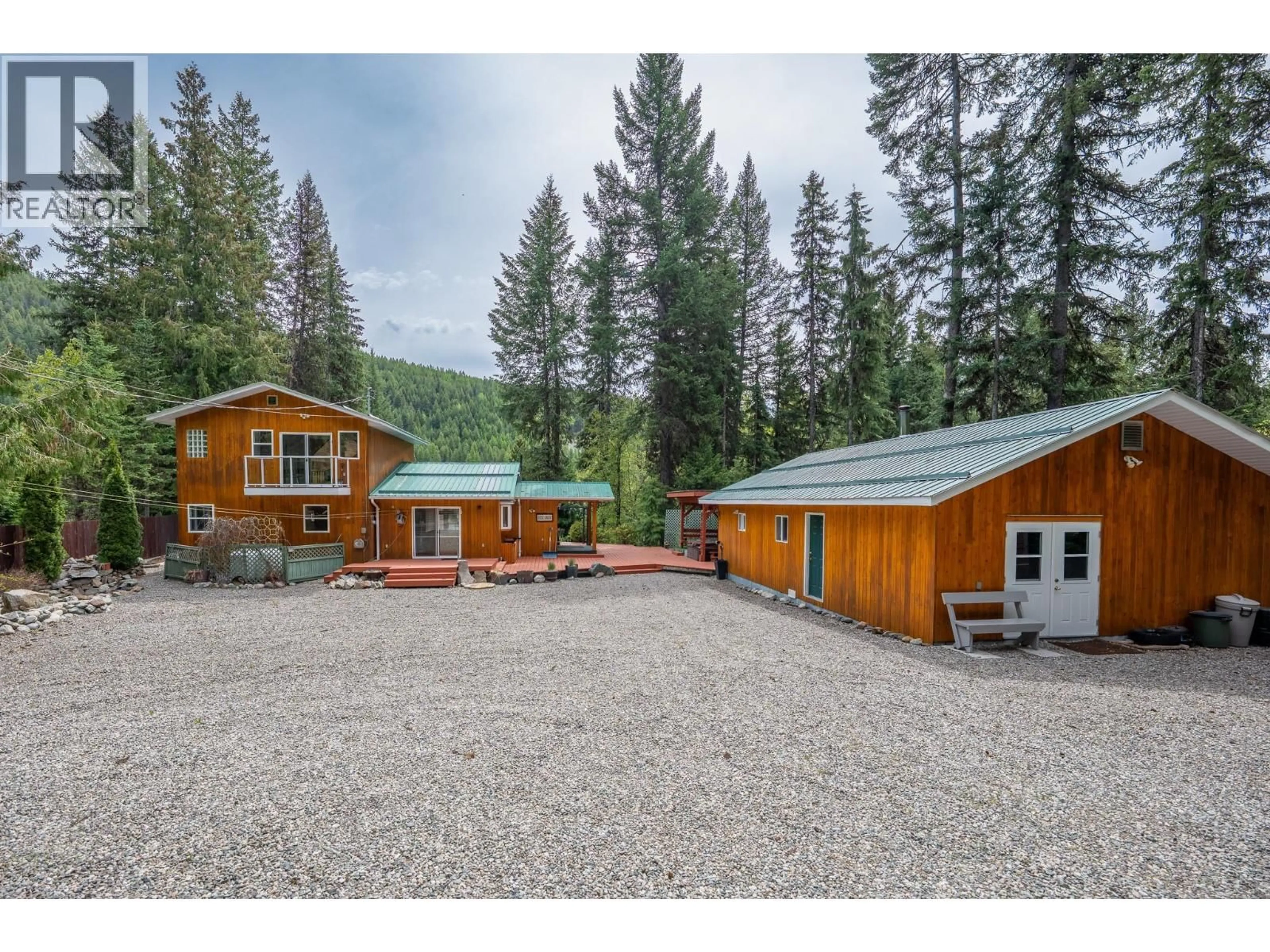 A pic from outside/outdoor area/front of a property/back of a property/a pic from drone, mountain view for 2852 JEWEL LAKE ROAD, Greenwood British Columbia V0h1J0