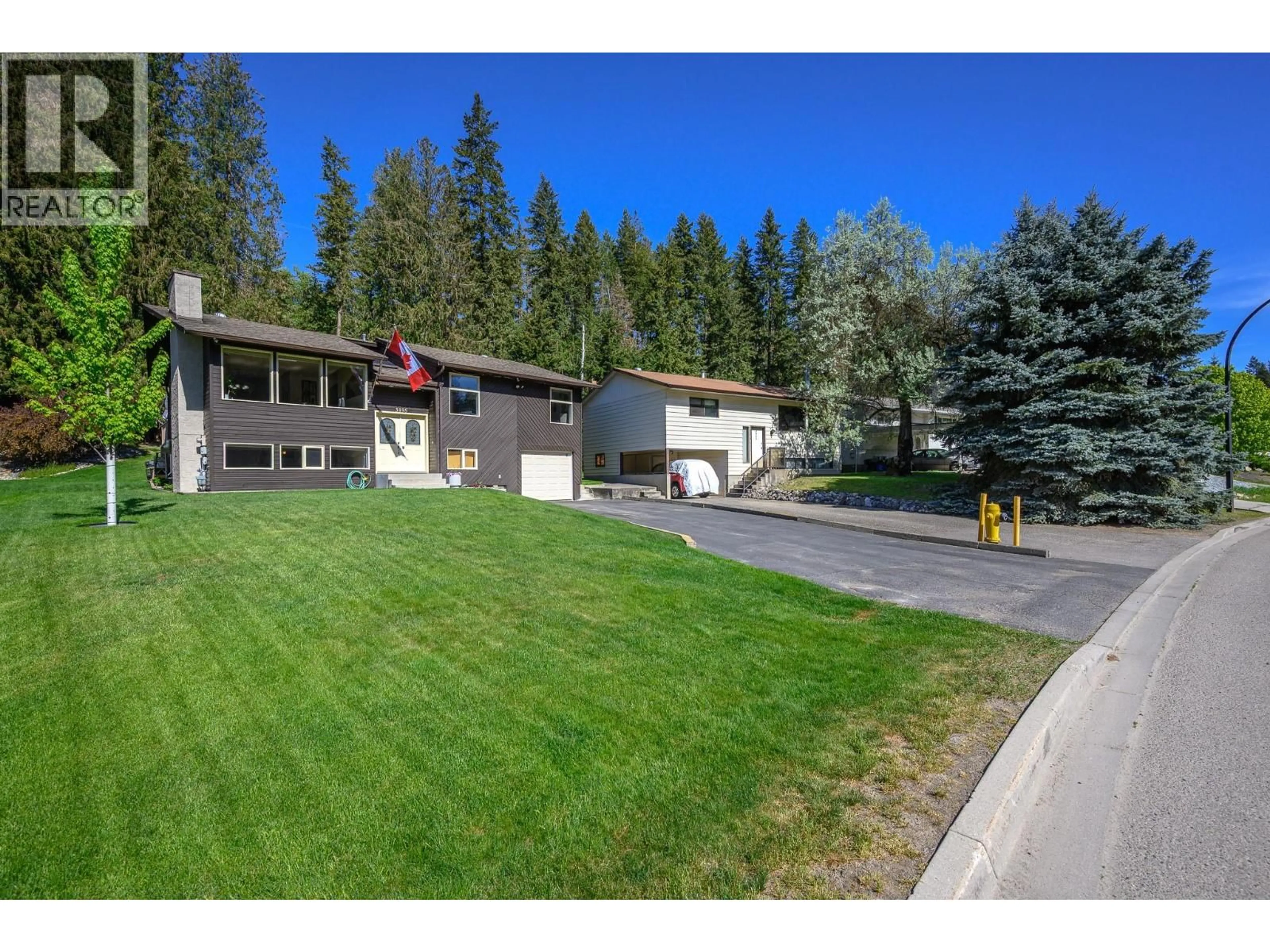 A pic from outside/outdoor area/front of a property/back of a property/a pic from drone, mountain view for 3895 HIGHLAND PARK DRIVE, Armstrong British Columbia V4Y0K2