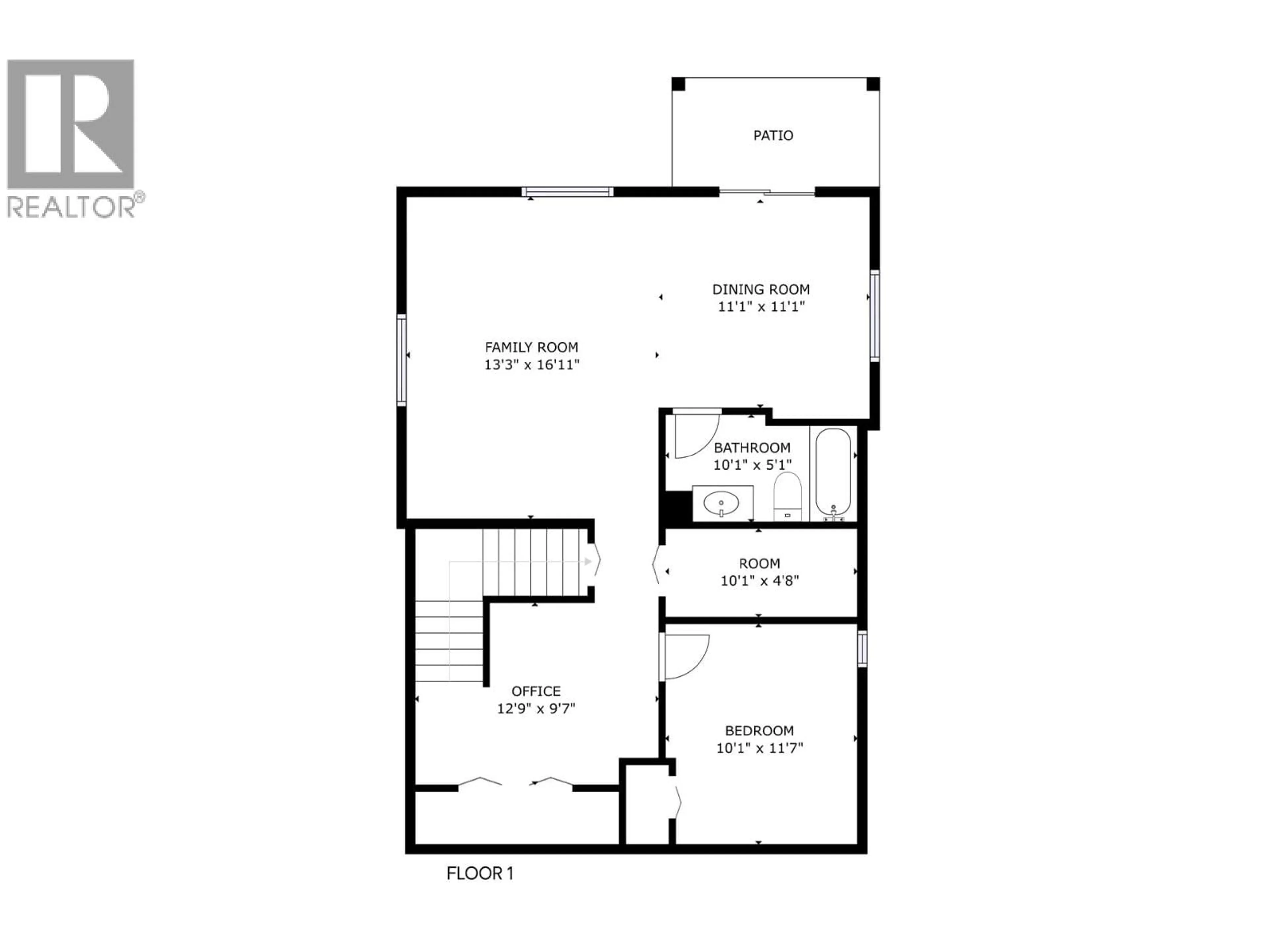 Floor plan for 614 SOUTH CREST DRIVE, Kelowna British Columbia V1W4Y6