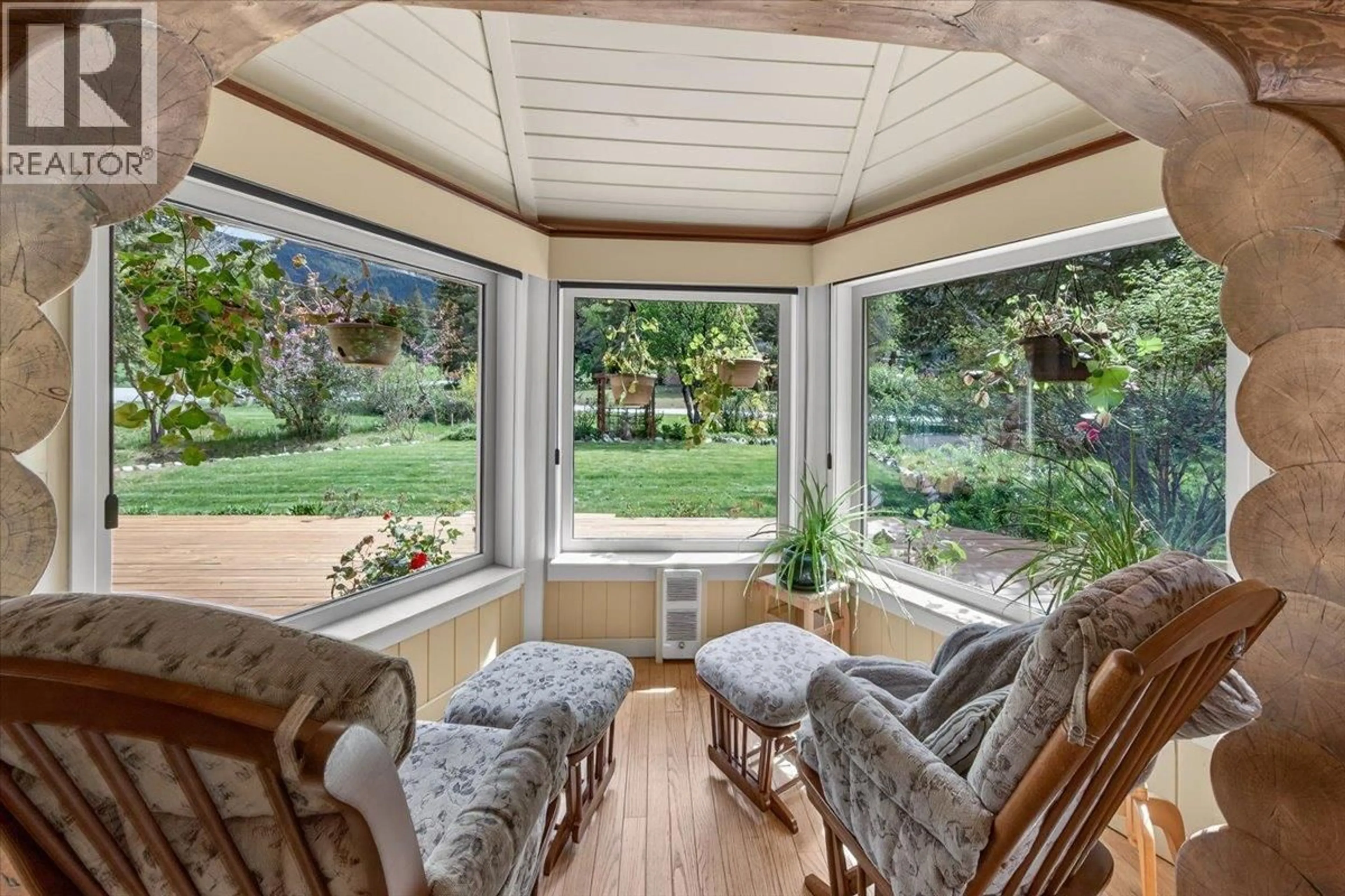 Patio, water/lake/river/ocean view for 4985 OGILVEY AVENUE, Fairmont Hot Springs British Columbia V0B1L1