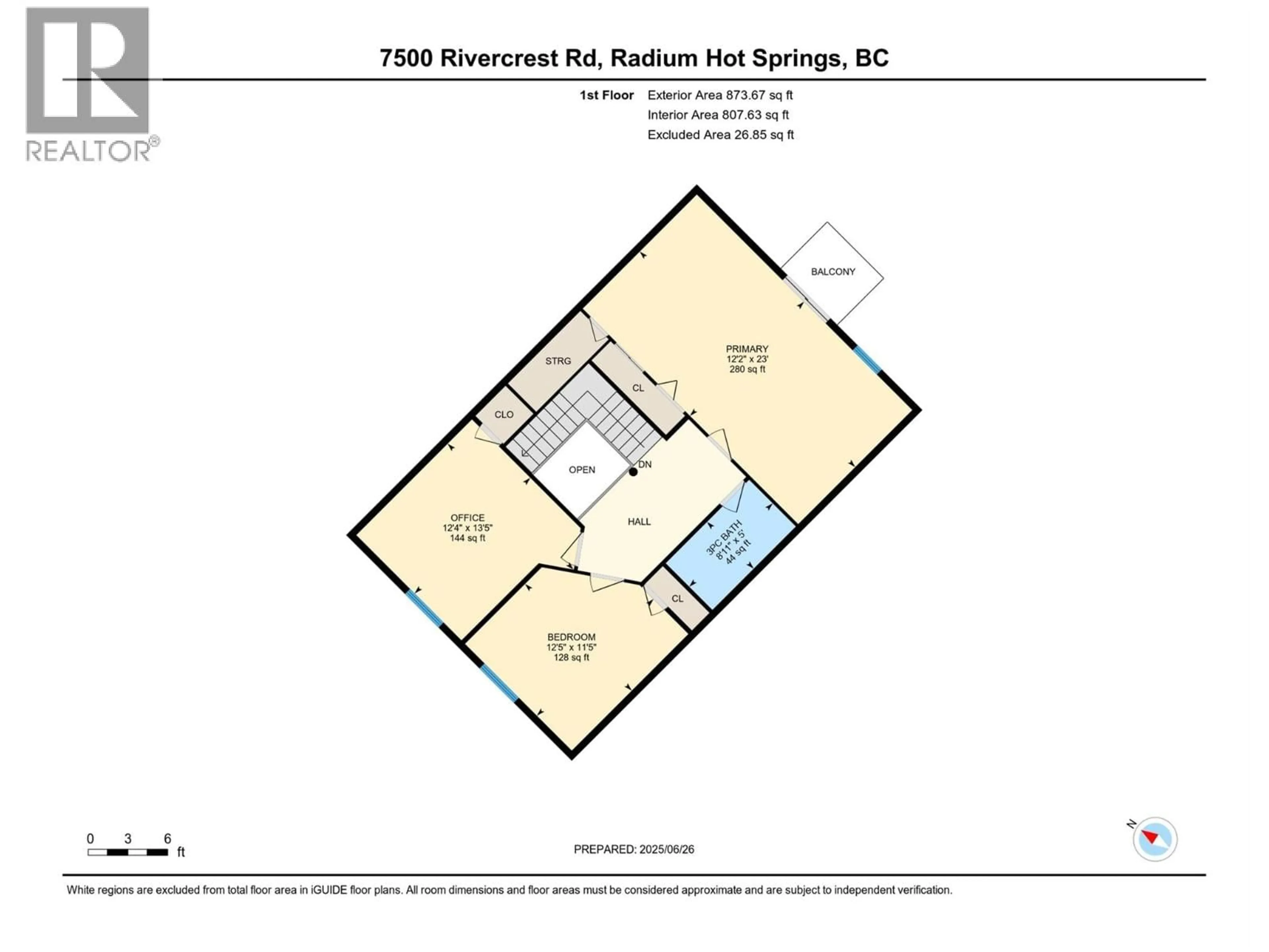 Floor plan for 7500 RIVERCREST ROAD, Radium Hot Springs British Columbia V0A1M0