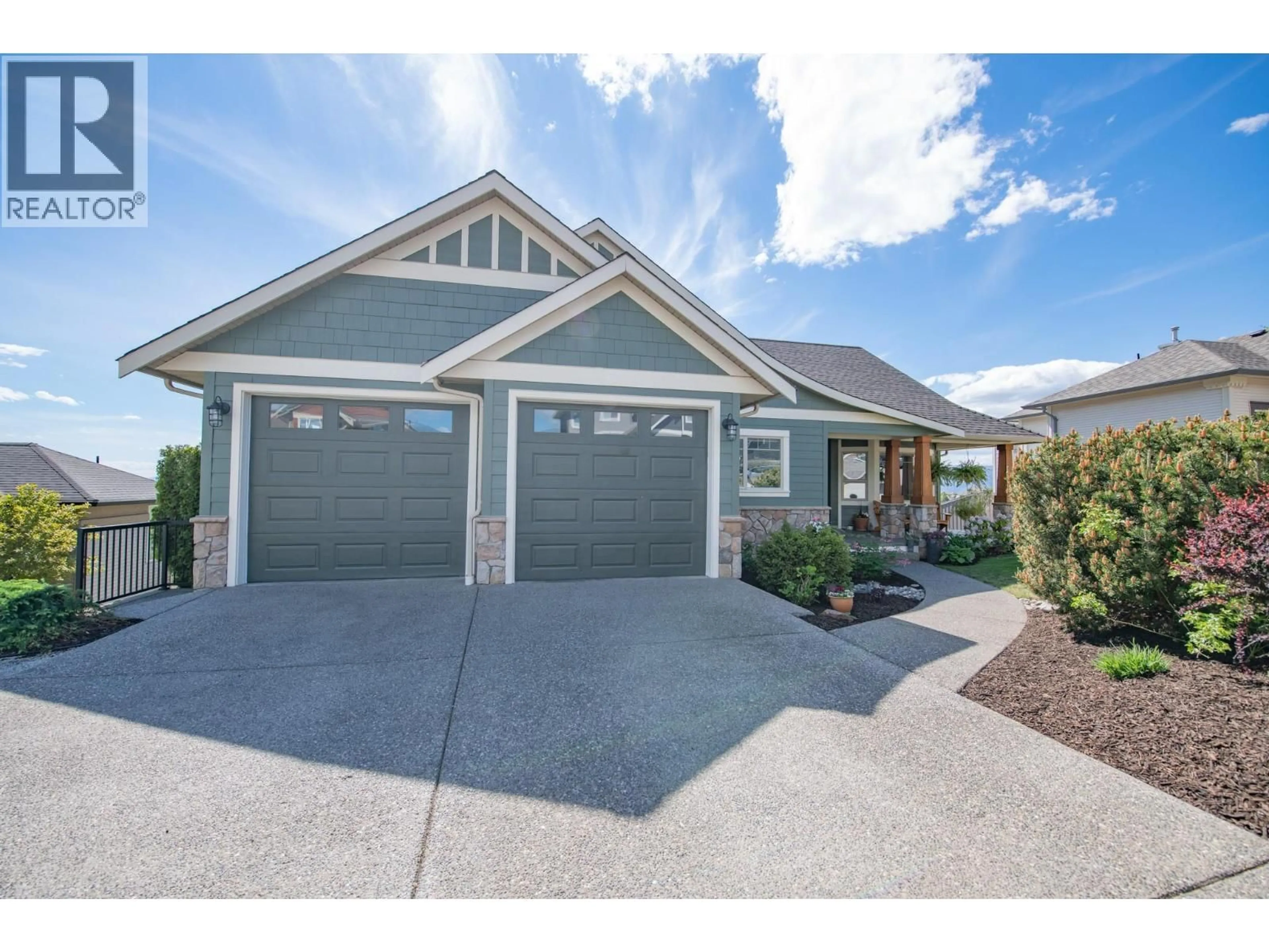 Home with vinyl exterior material, street for 1437 COPPER MOUNTAIN COURT, Vernon British Columbia V1B3Y7