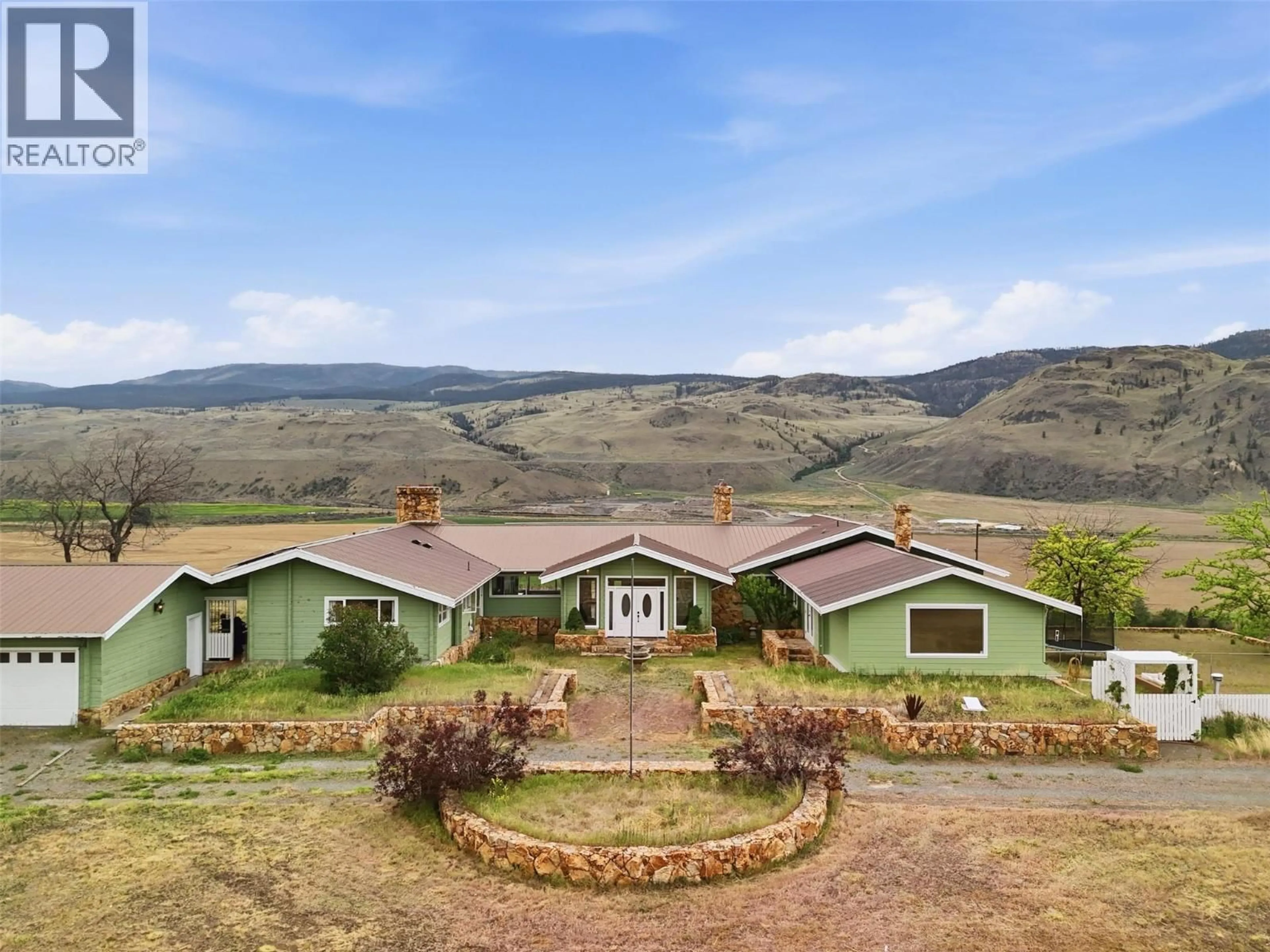 A pic from outside/outdoor area/front of a property/back of a property/a pic from drone, mountain view for 1353 BALE ROAD, Kamloops British Columbia V0K2J0