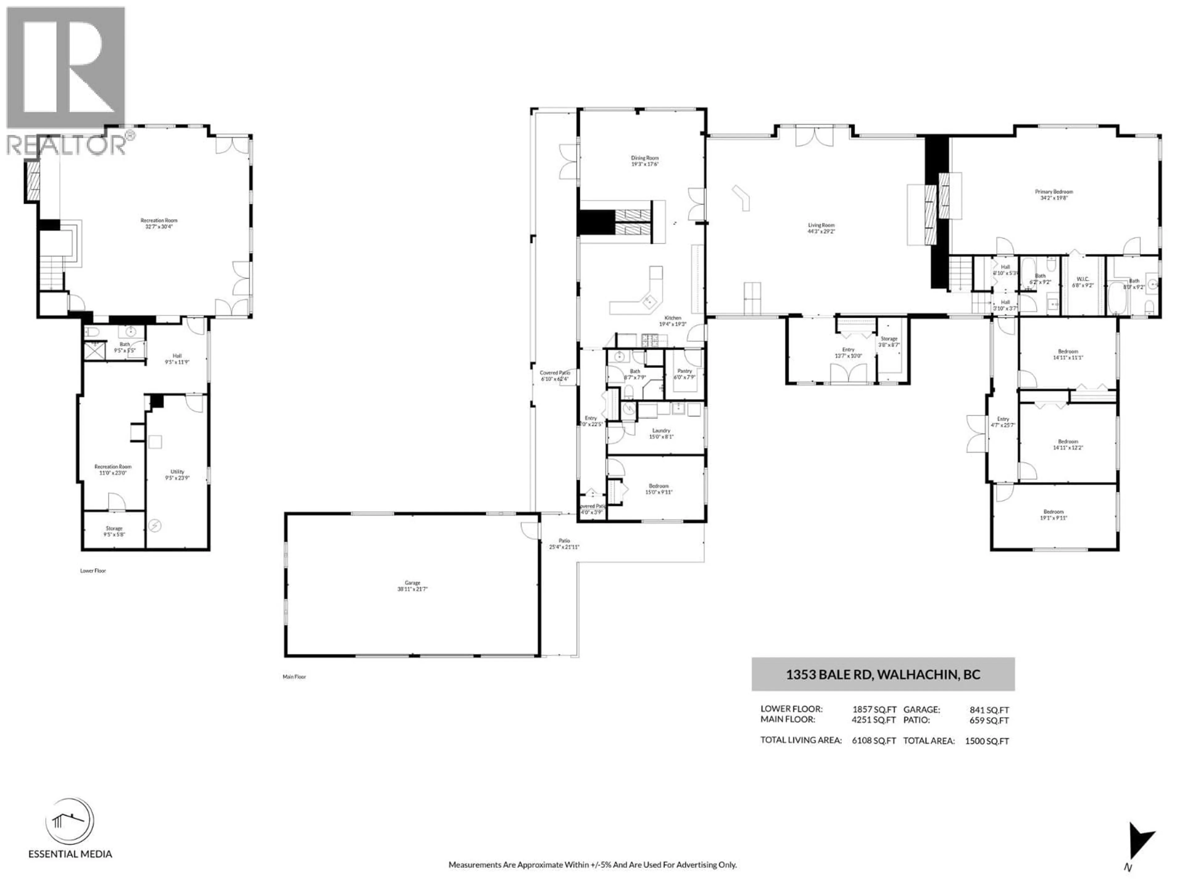Floor plan for 1353 BALE ROAD, Kamloops British Columbia V0K2J0