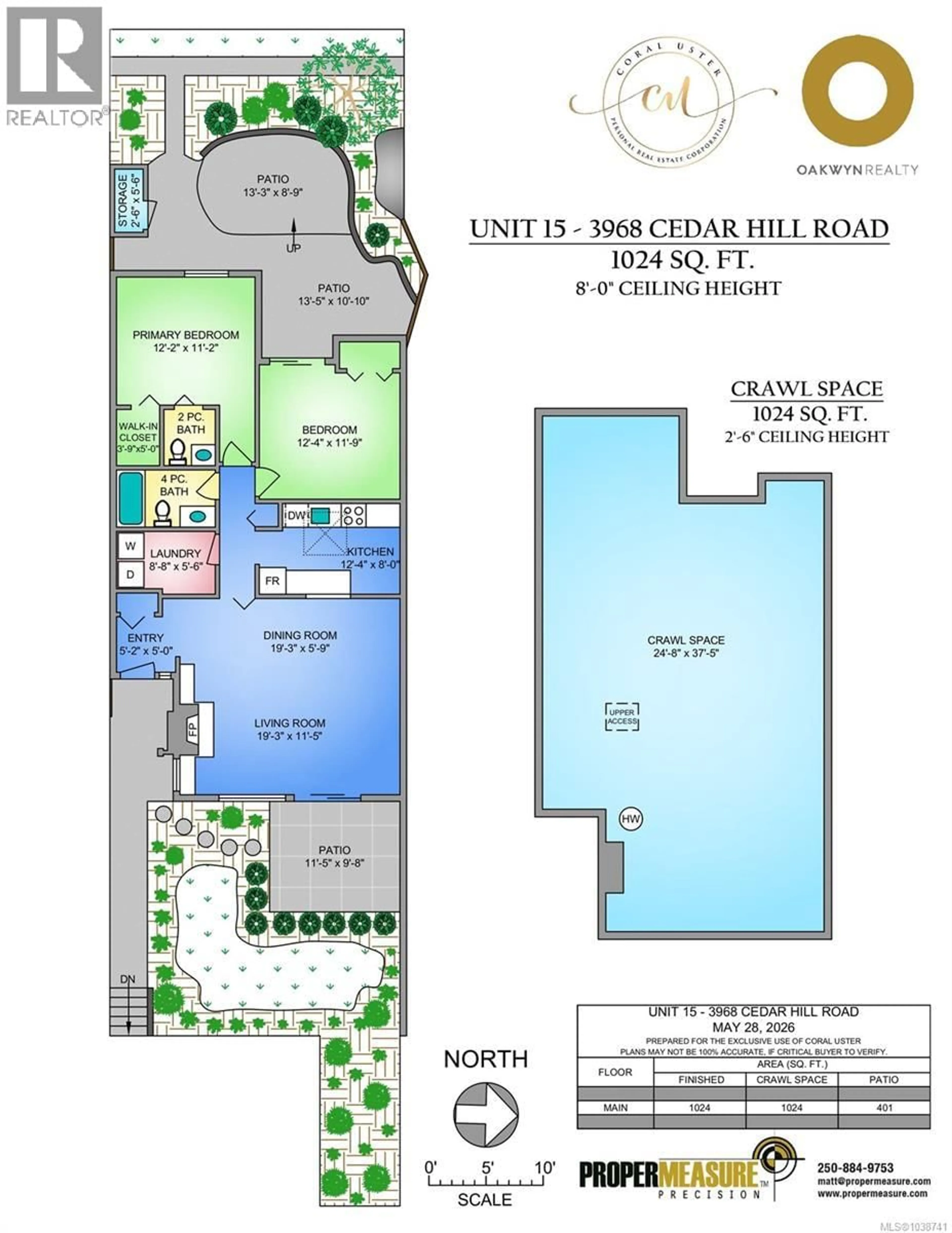 Floor plan for 15 - 3968 CEDAR HILL ROAD, Saanich British Columbia V8N3B8