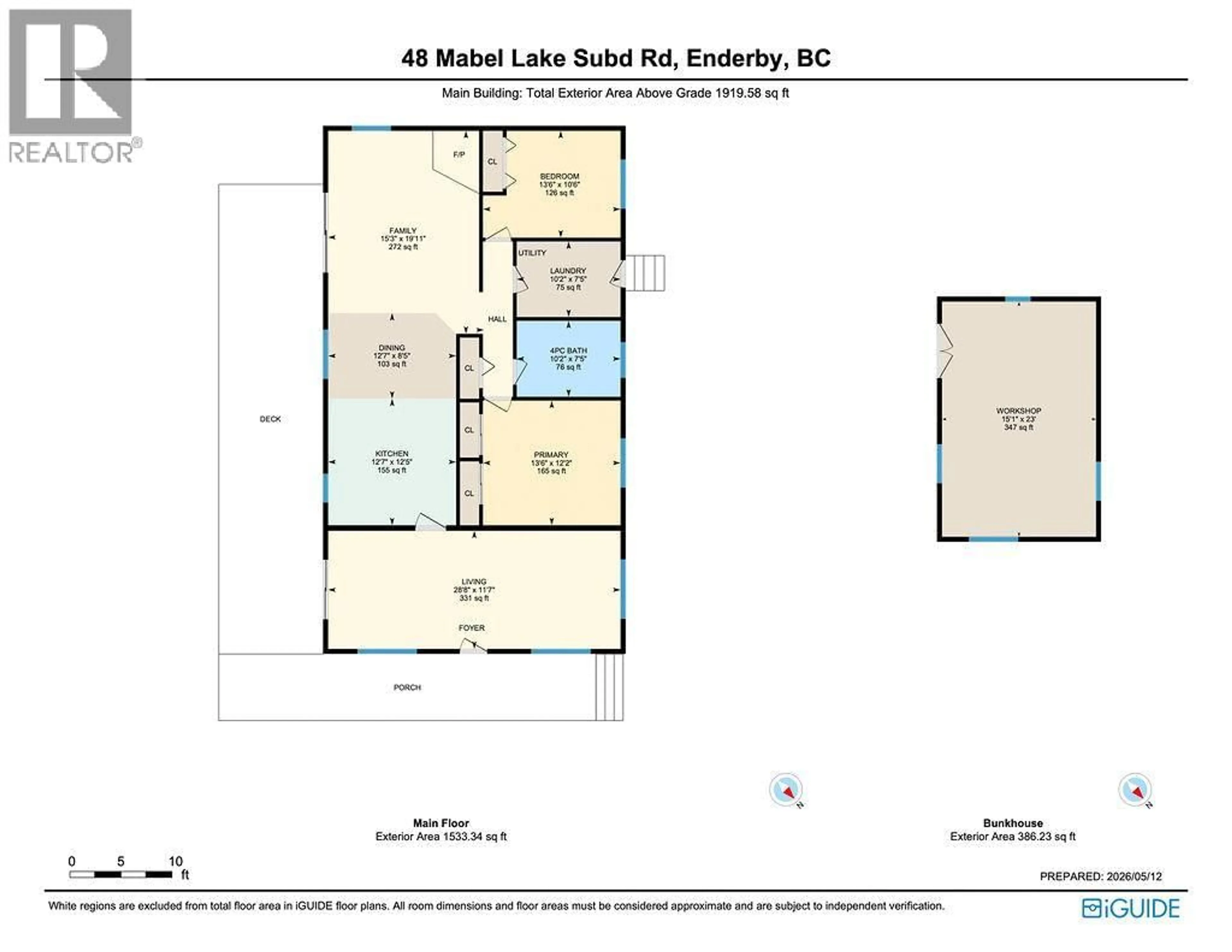 Floor plan for 48 MABEL LAKE SUBDIVISION ROAD, Mabel Lake British Columbia V0E1V5