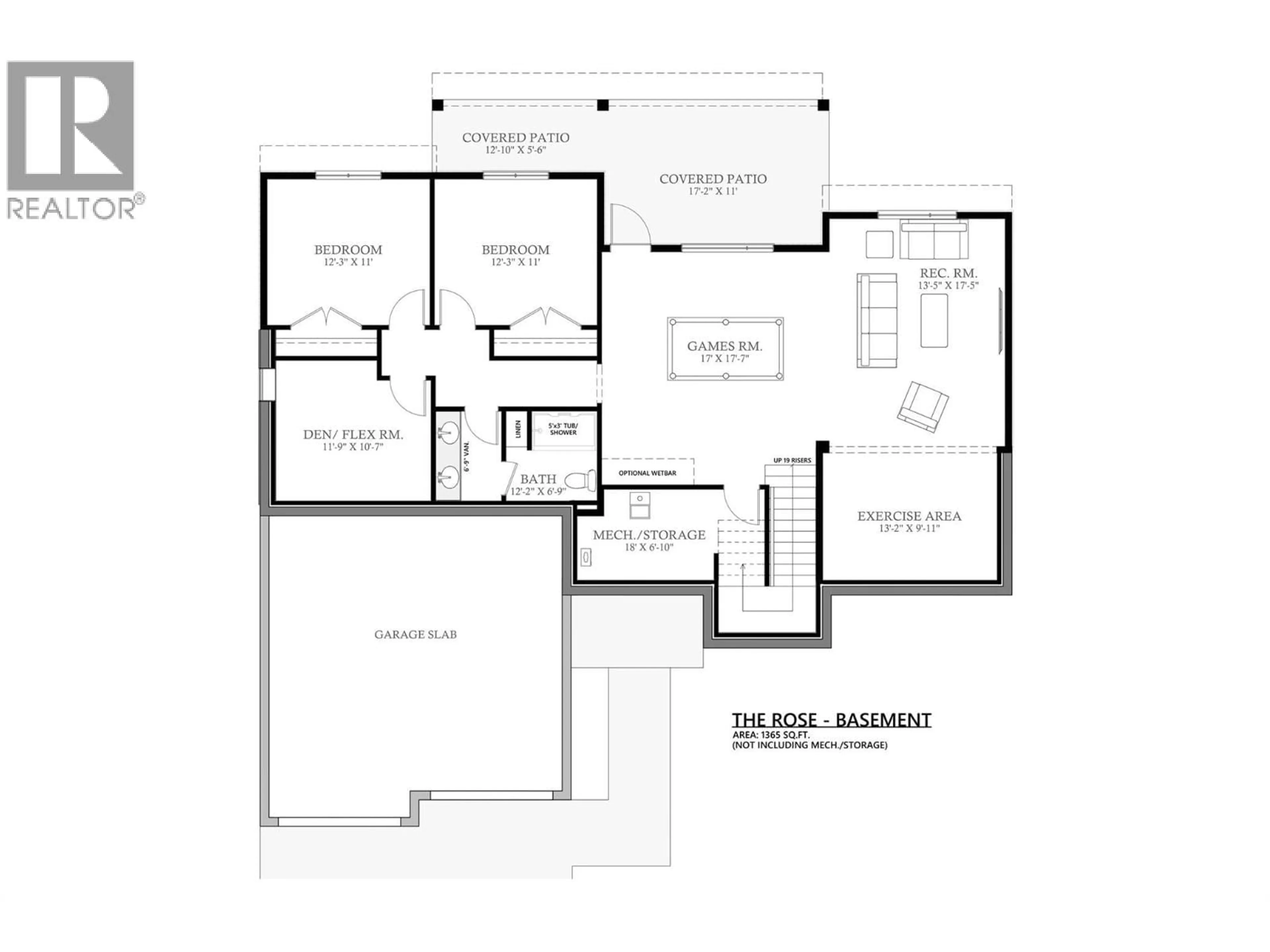 Floor plan for 3769 DAVIDSON COURT, West Kelowna British Columbia V4T0B1
