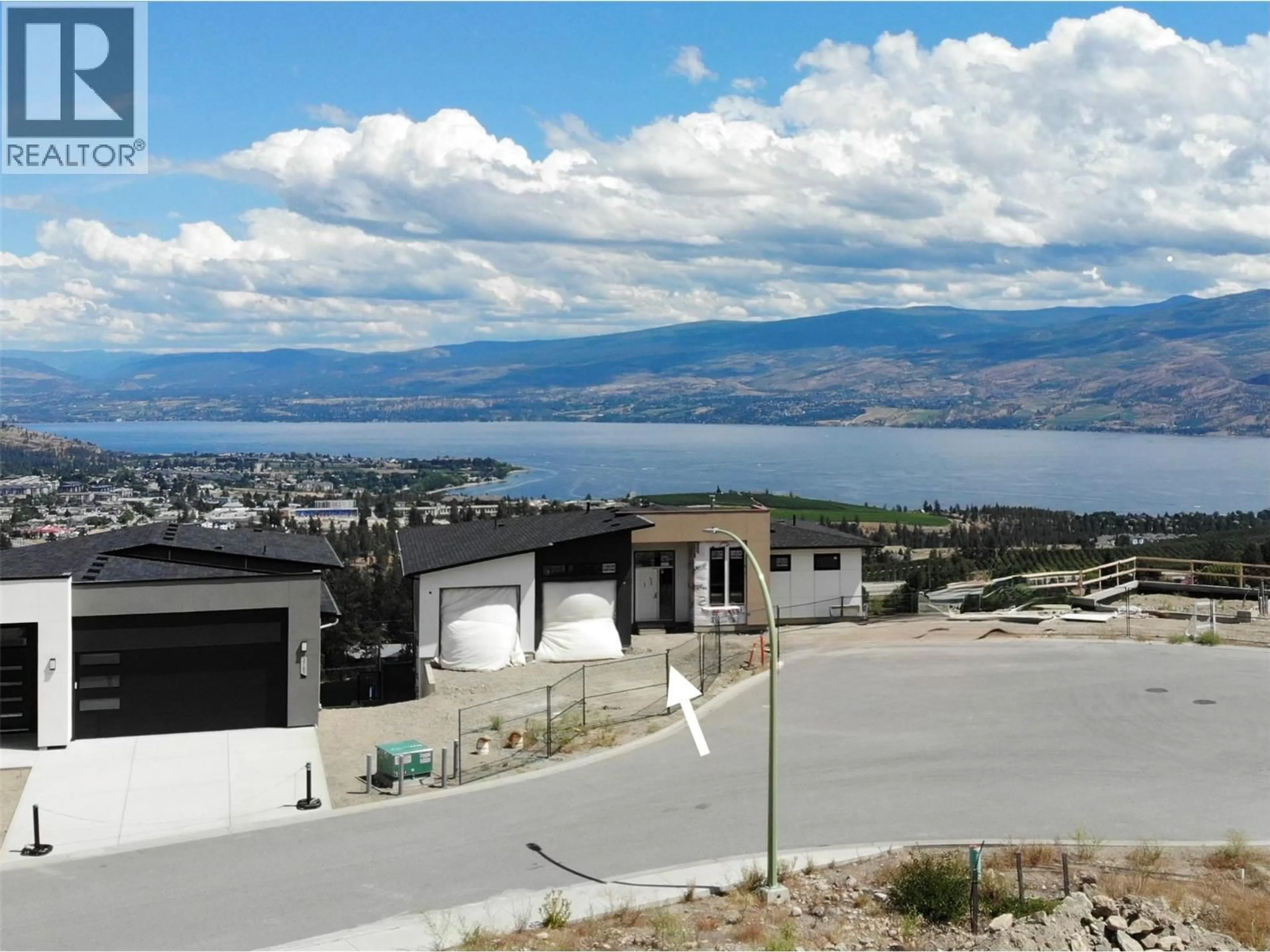 A pic from outside/outdoor area/front of a property/back of a property/a pic from drone, water/lake/river/ocean view for 3769 DAVIDSON COURT, West Kelowna British Columbia V4T0B1