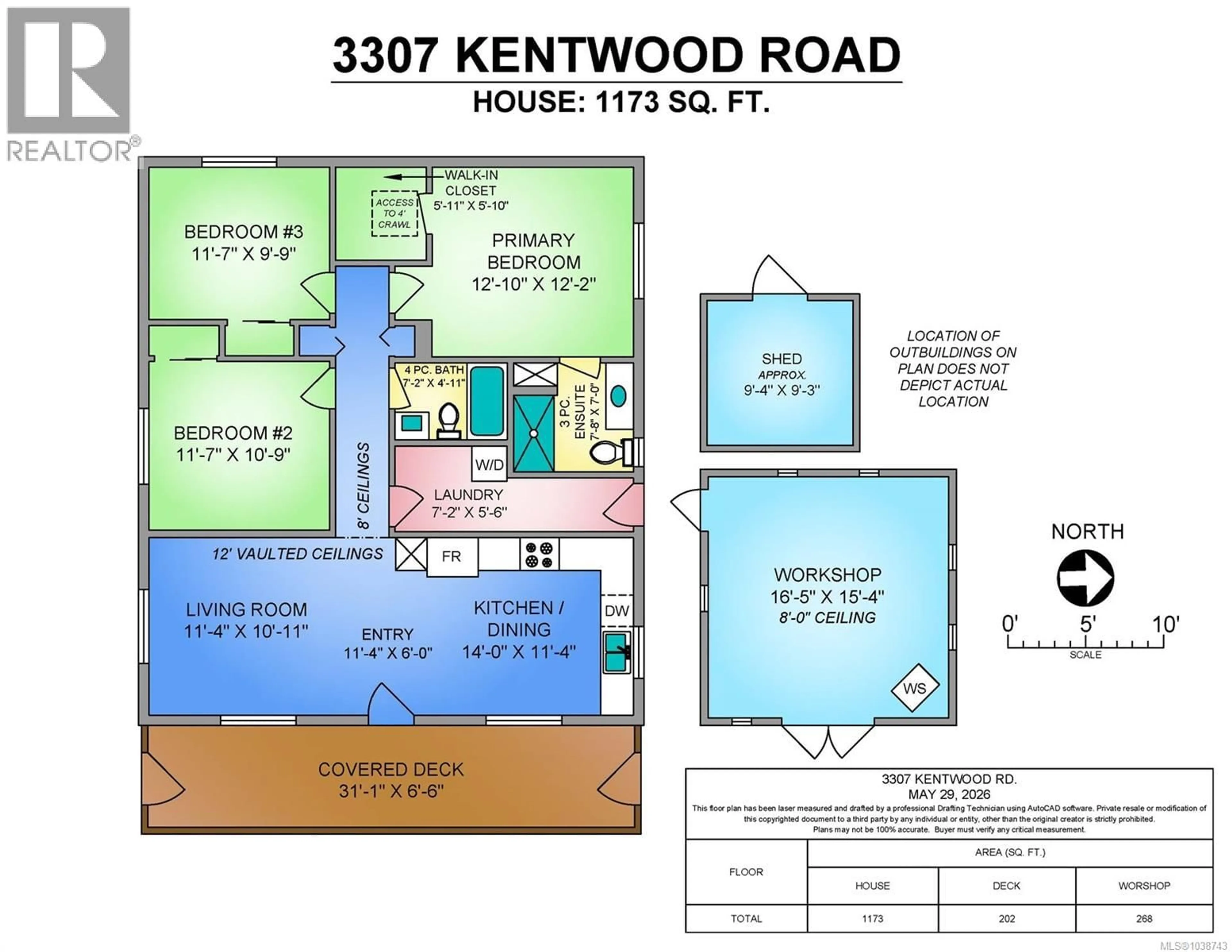 Floor plan for 3307 KENTWOOD ROAD, Courtenay British Columbia V9N9R2